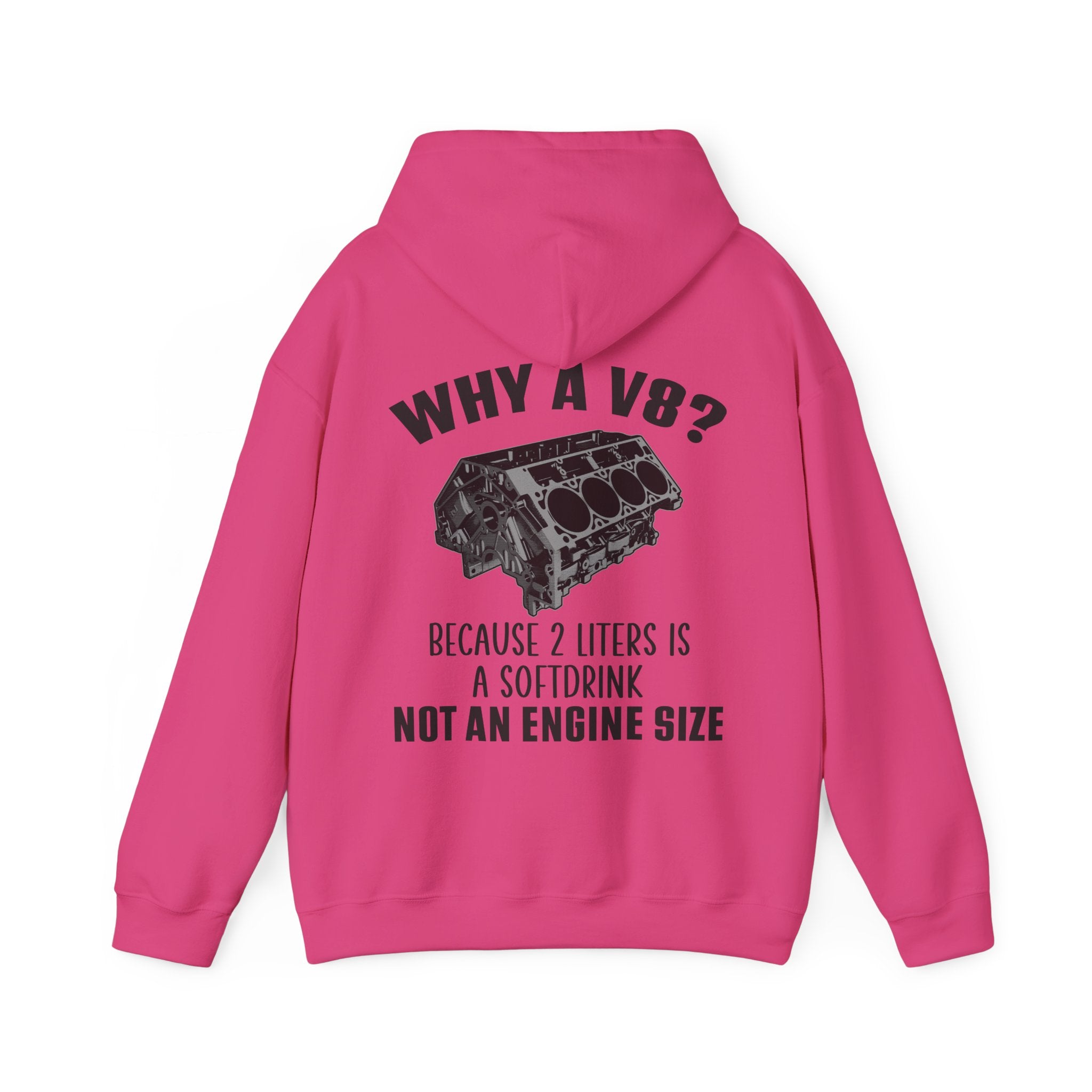 Why A V8? Double-Sided Hoodie - US