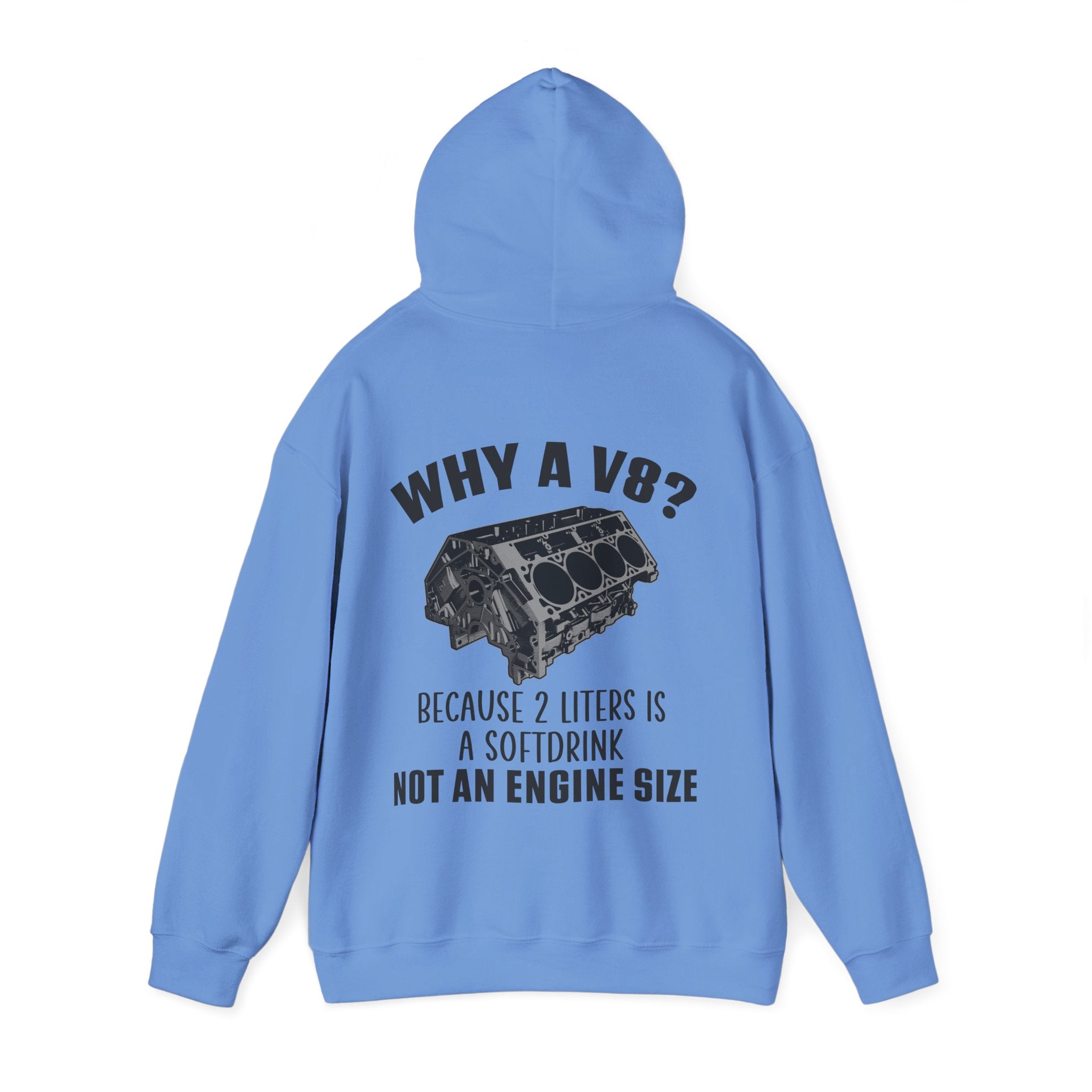Why A V8? Double-Sided Hoodie - US