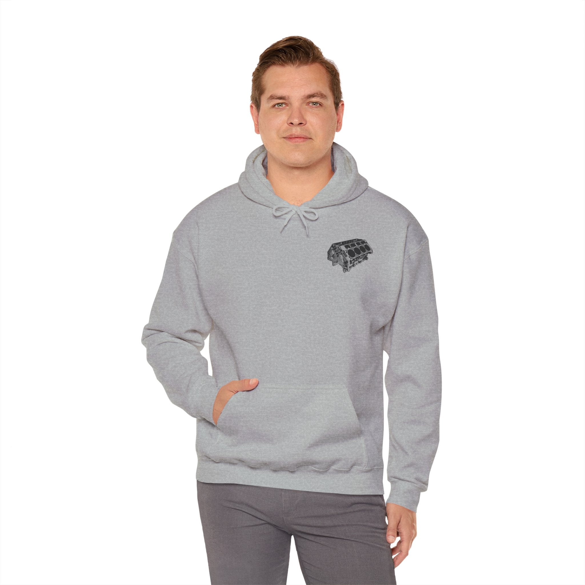 Why A V8? Double-Sided Hoodie - US