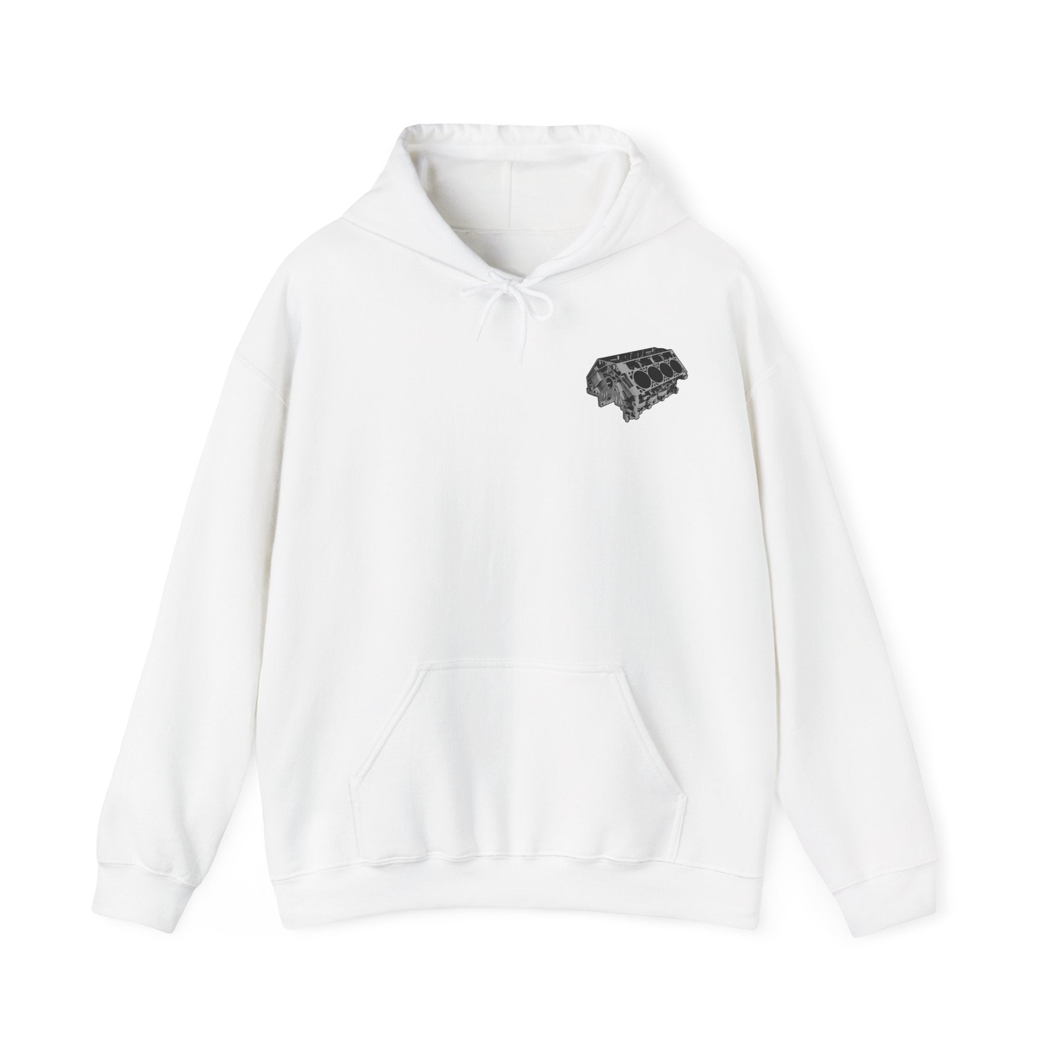 Why A V8? Double-Sided Hoodie - US