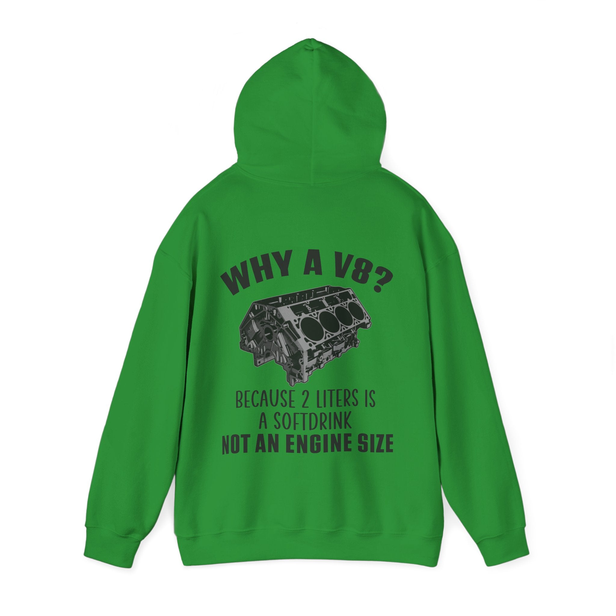 Why A V8? Double-Sided Hoodie - US