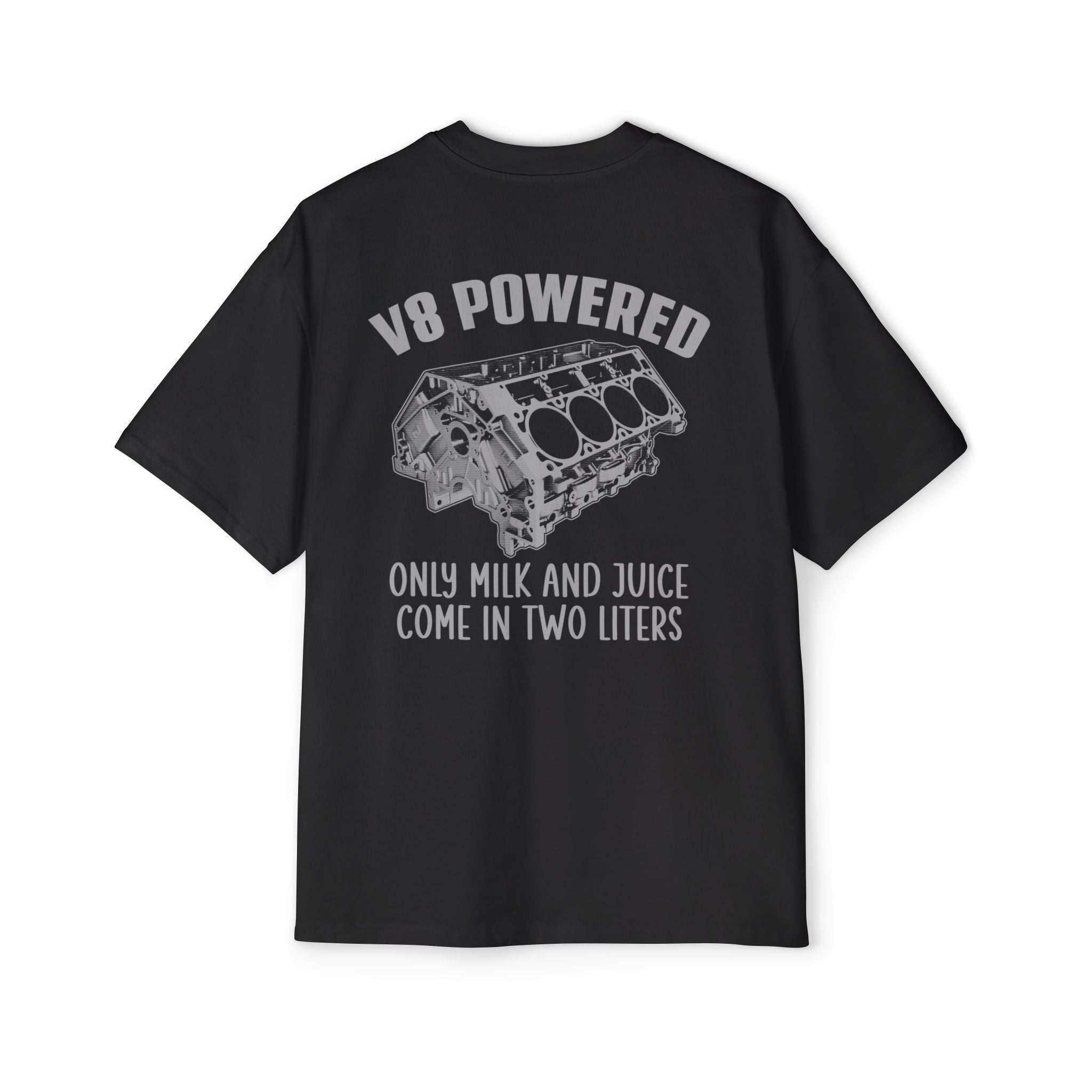 V8 Powered - Cozy 100% Carded Cotton Oversized Premium Heavyweight Men's T-shirt