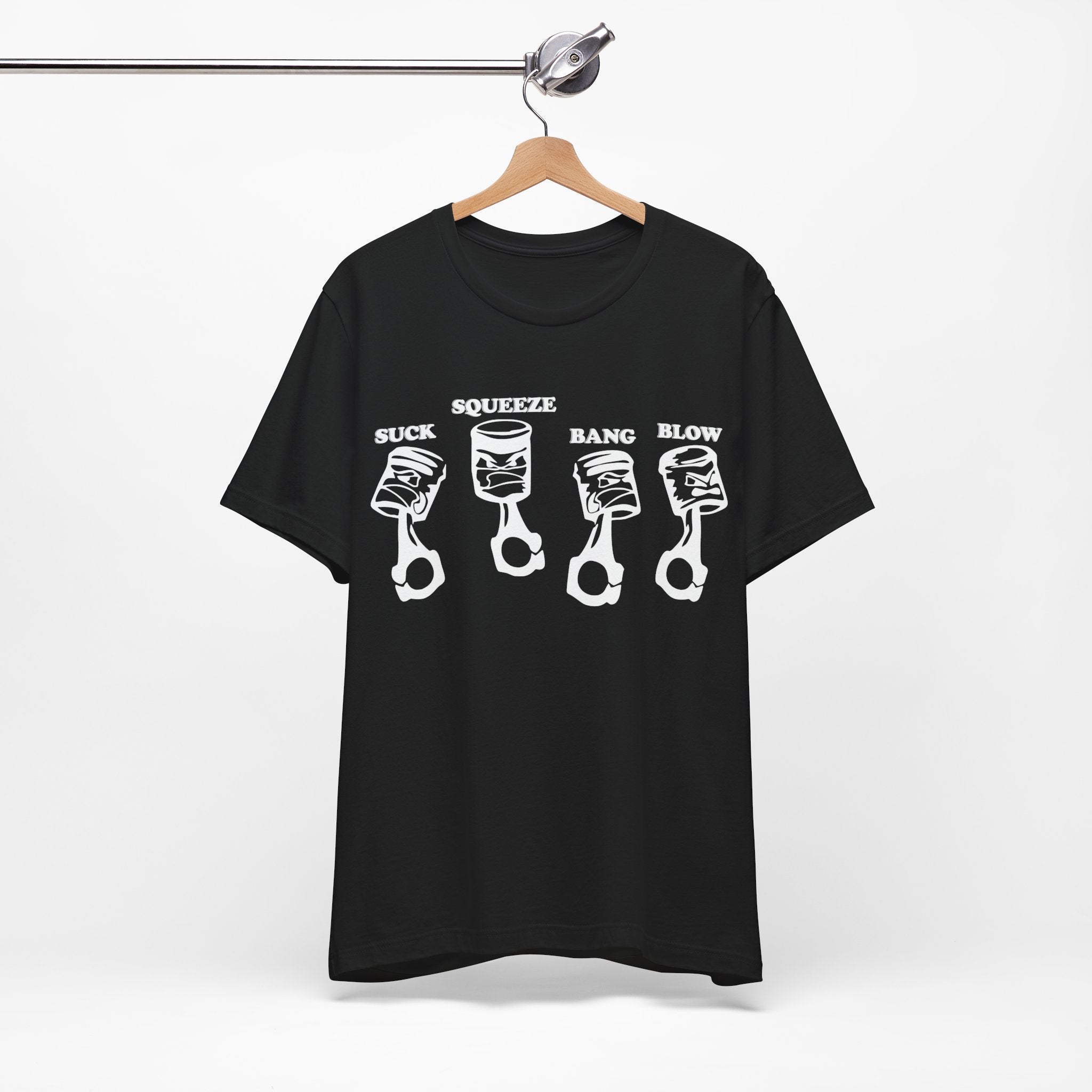 Suck Squeeze Bang Blow - Piston T-shirt (UK)