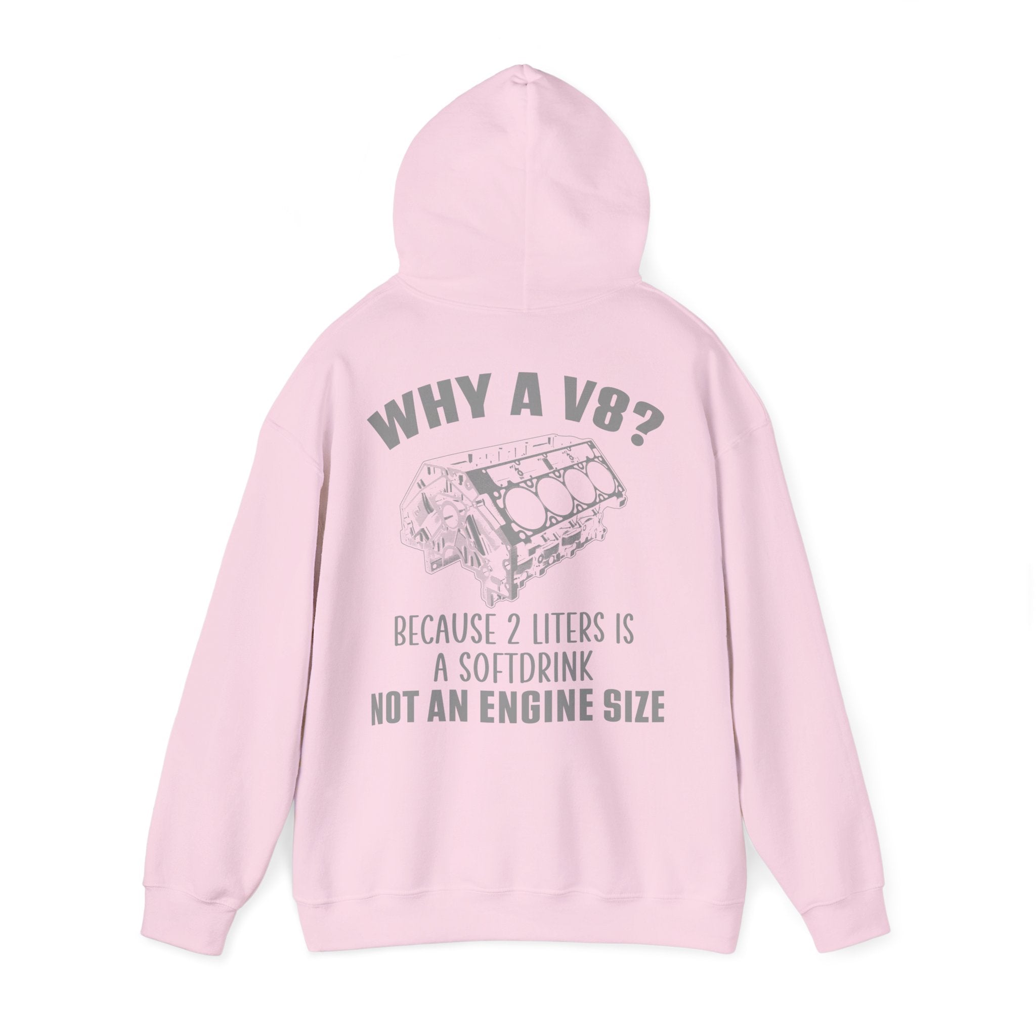 Why A V8? Double Sided Hoodie - EU