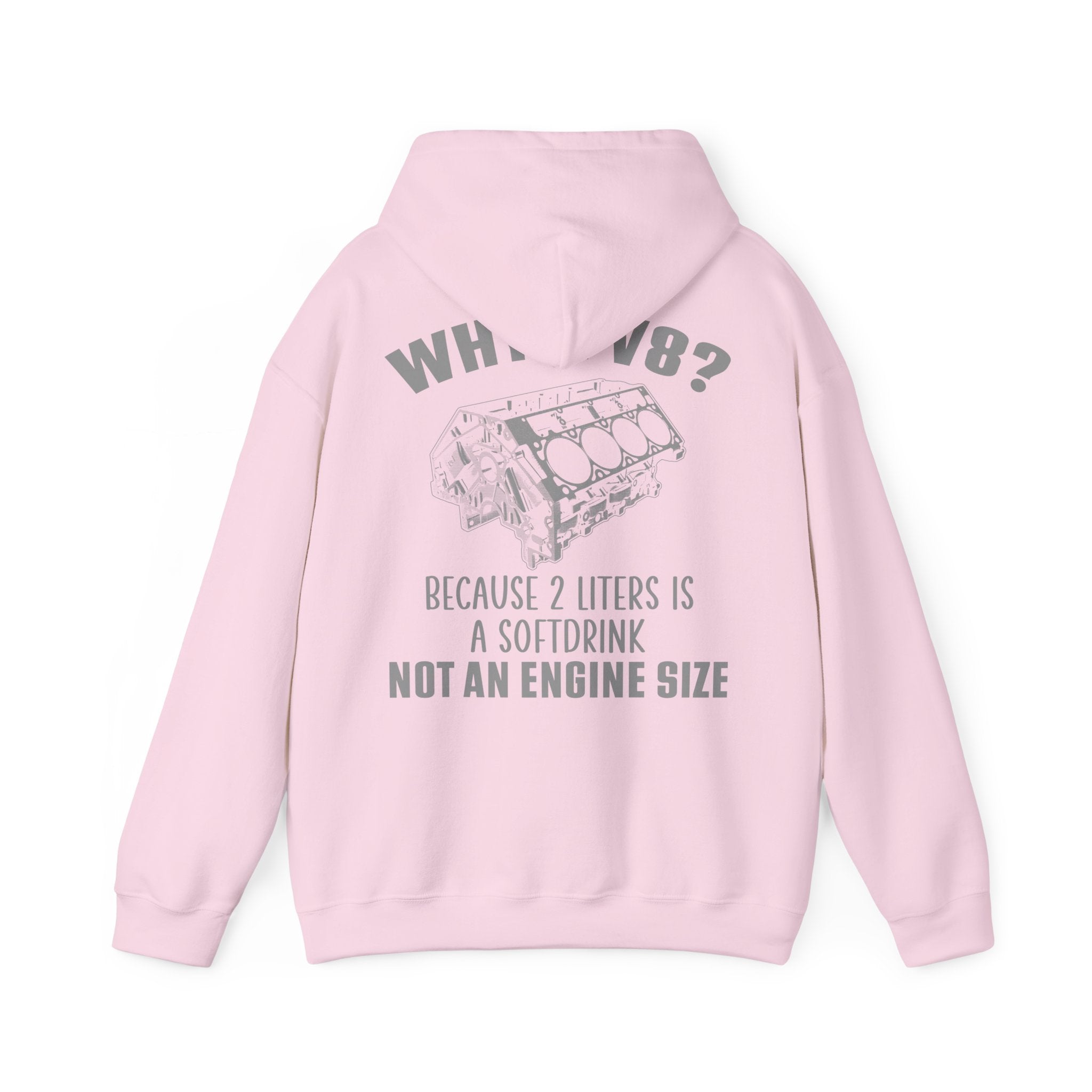Why A V8? Double Sided Hoodie - EU