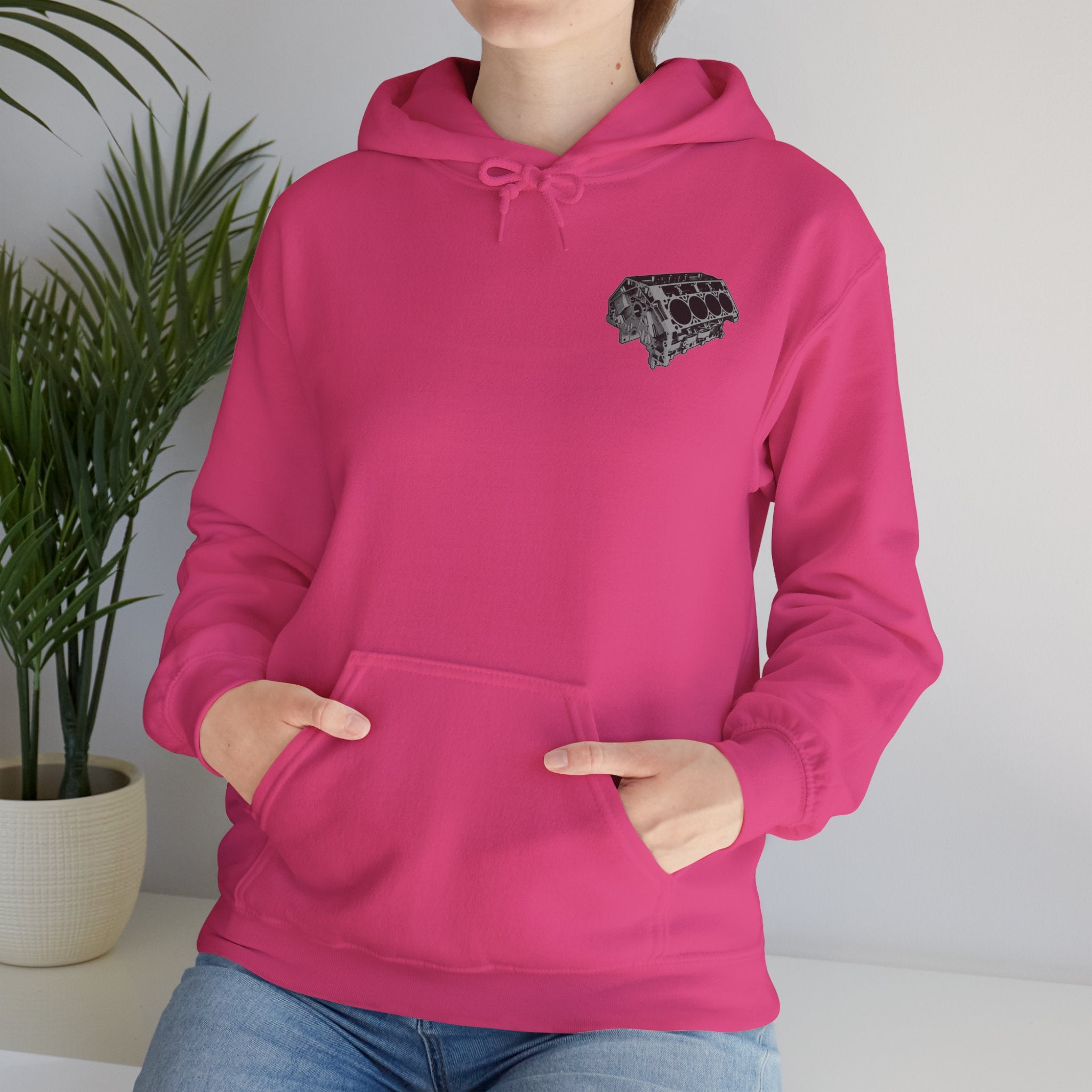 Why A V8? Double-Sided Hoodie - US