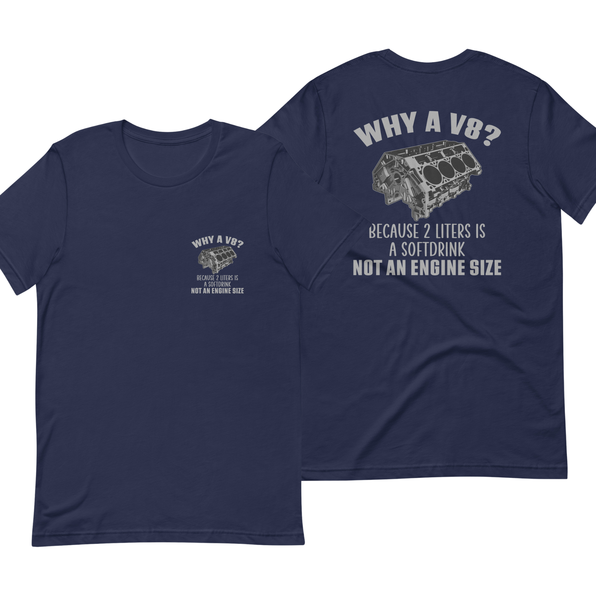 Why A V8 Double Sided Standard Classic Fit 100% Cotton T-shirt