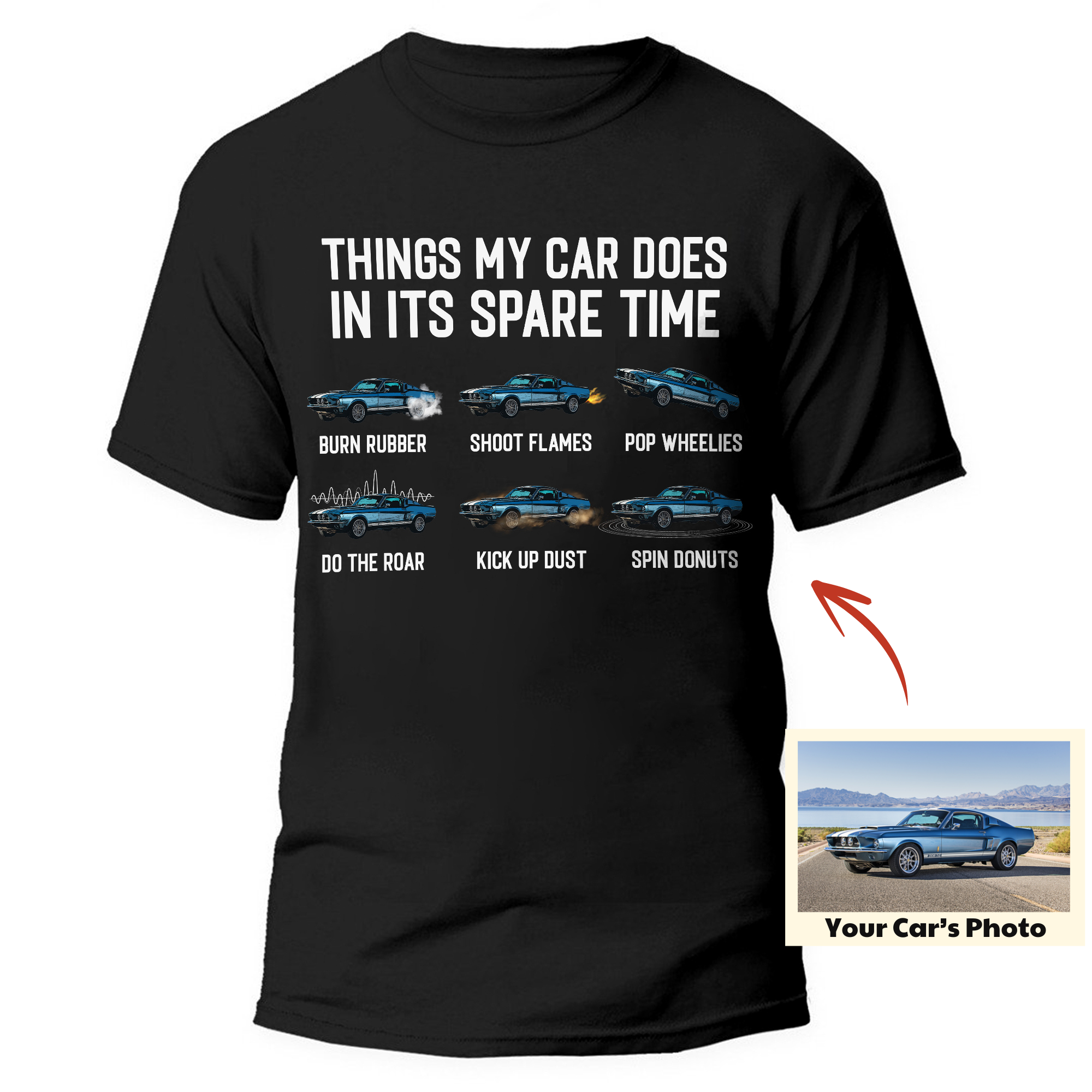 Things My Car Does Customized Racing T-shirt