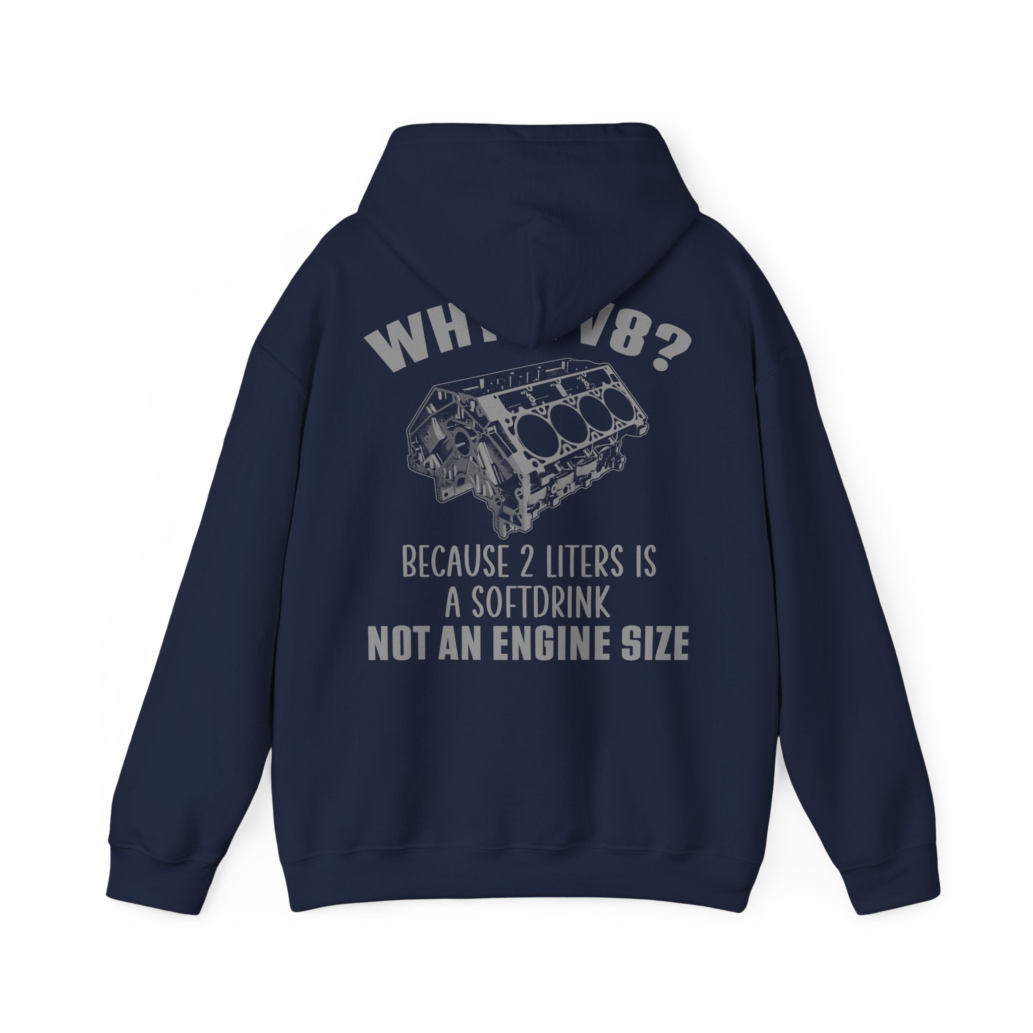 Why A V8? Double Sided Hoodie - EU