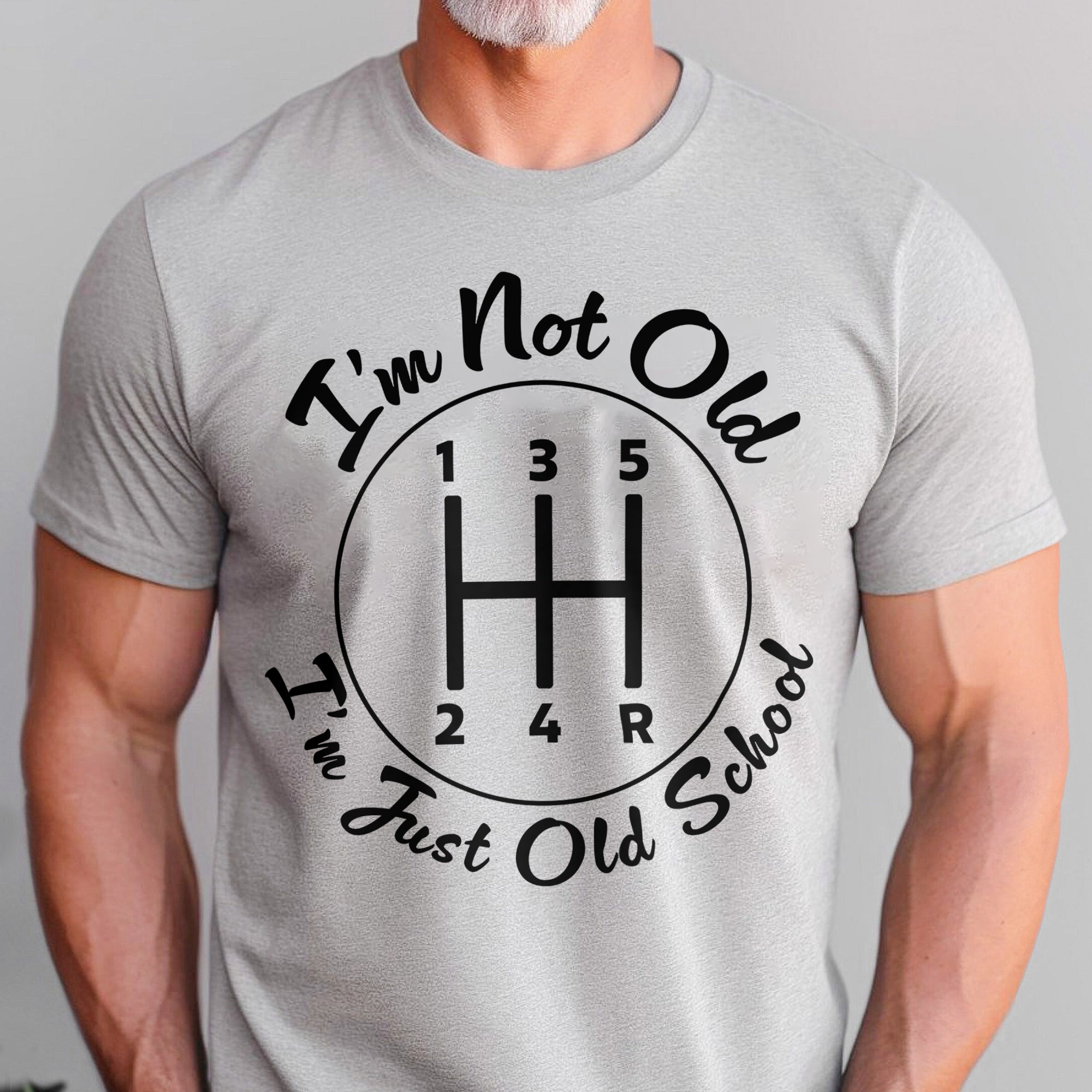 I'm Just Old School - Manual Transmission T-shirt