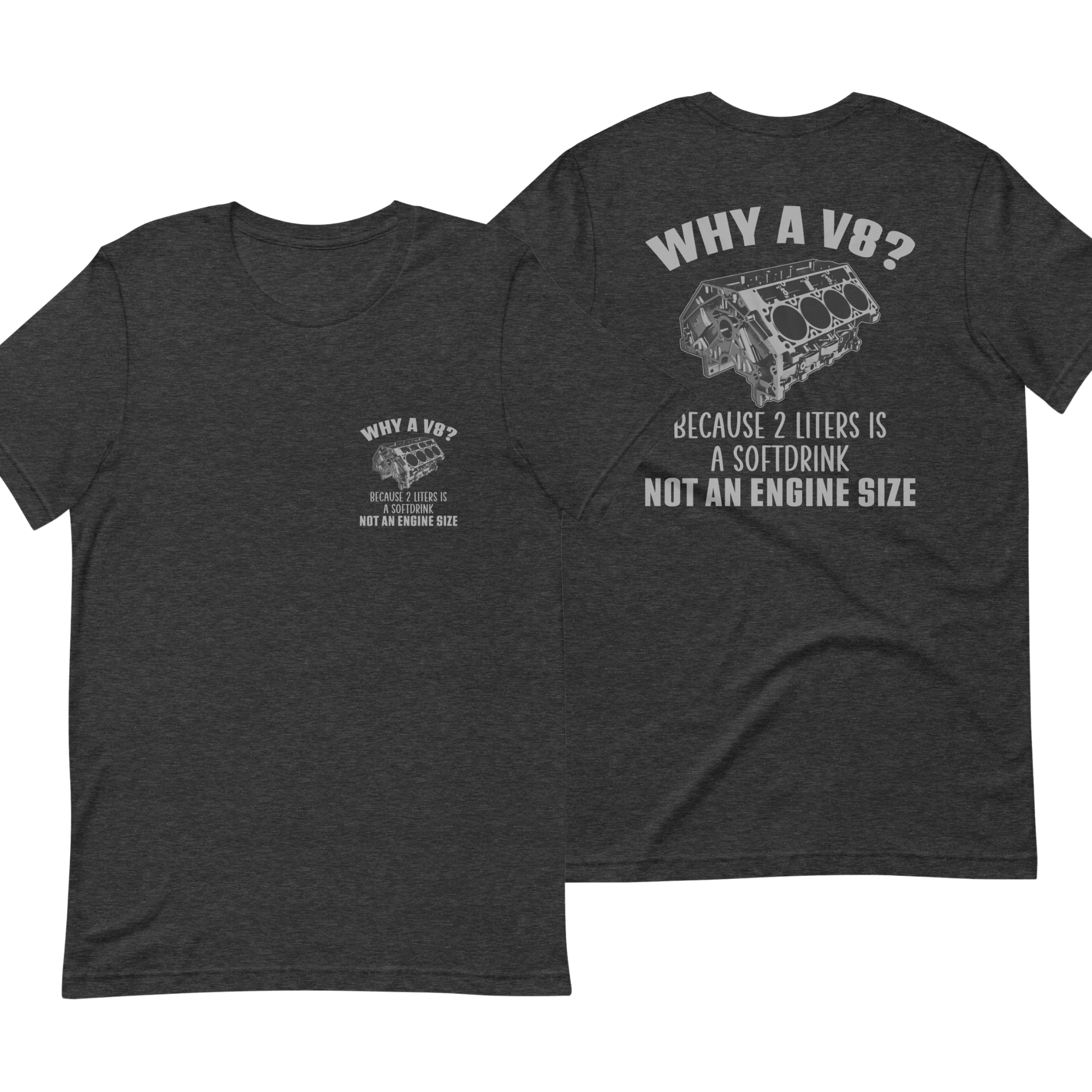 Why A V8 Double Sided Standard Classic Fit 100% Cotton T-shirt