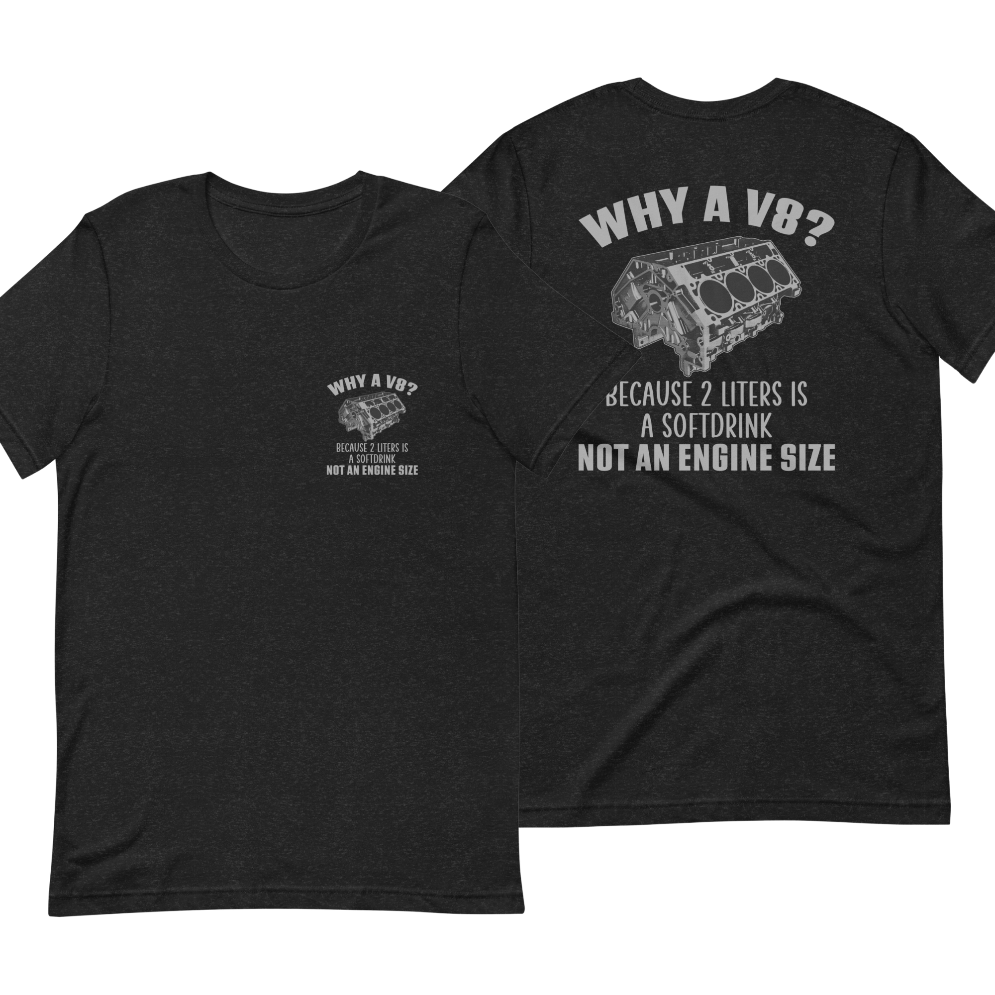 Why A V8 Double Sided Standard Classic Fit 100% Cotton T-shirt