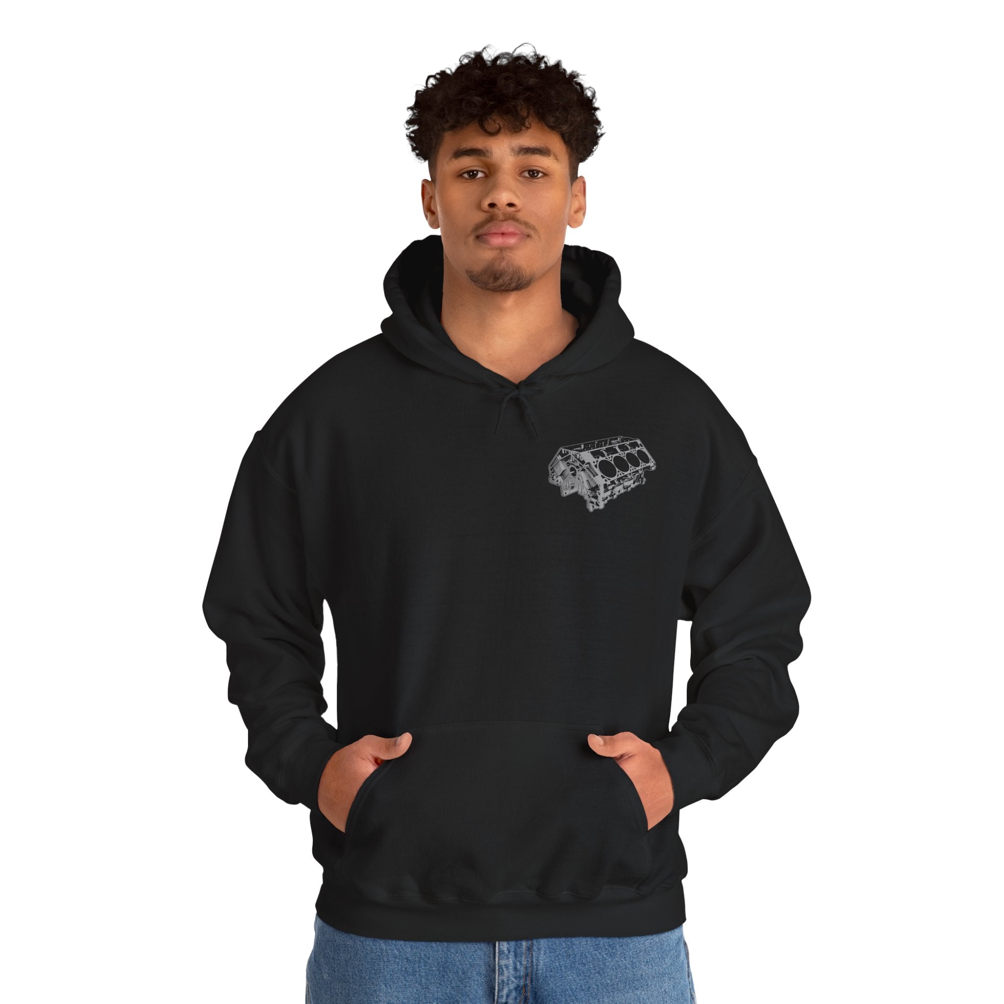 Why A V8? Double Sided Hoodie - EU