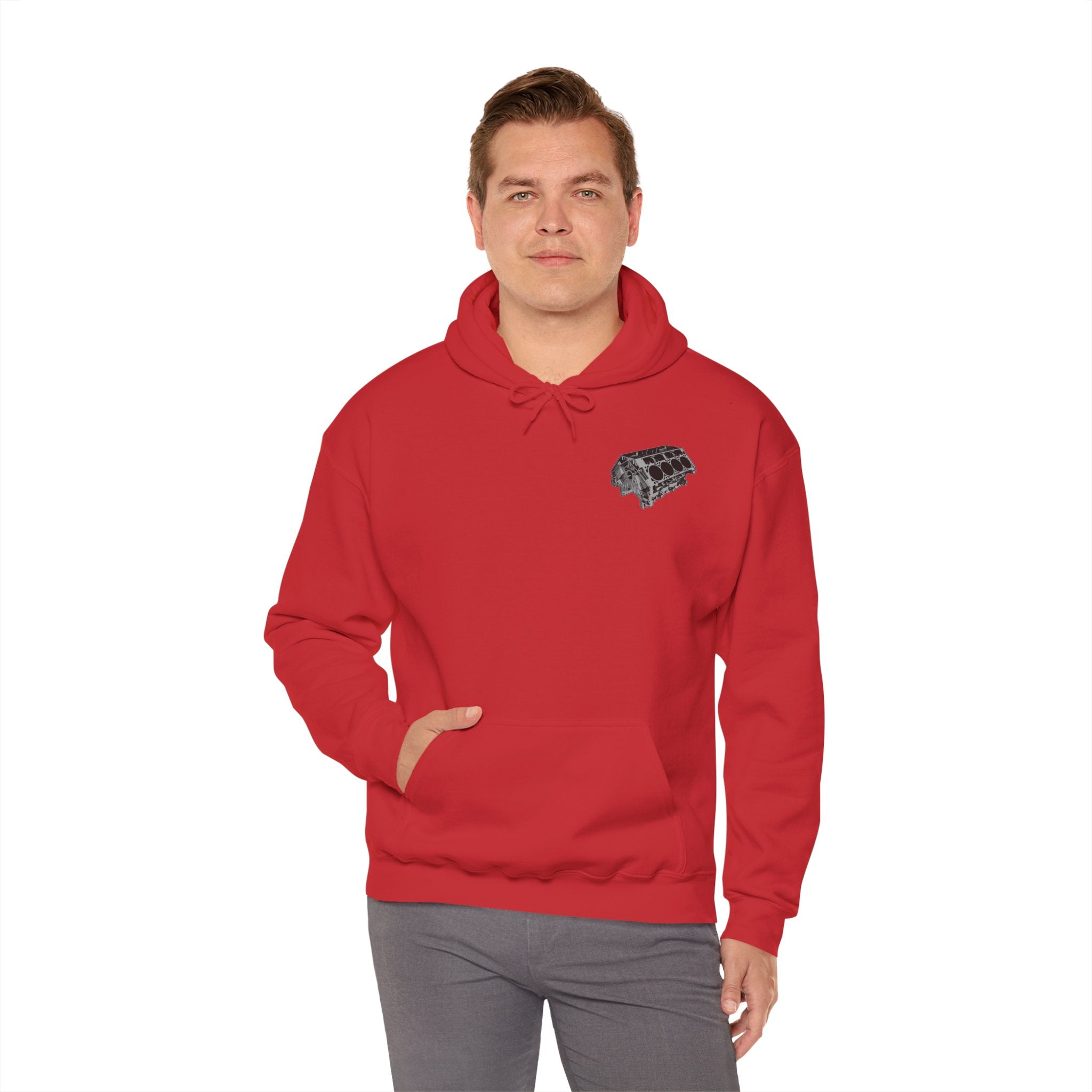 Why A V8? Double-Sided Hoodie - US