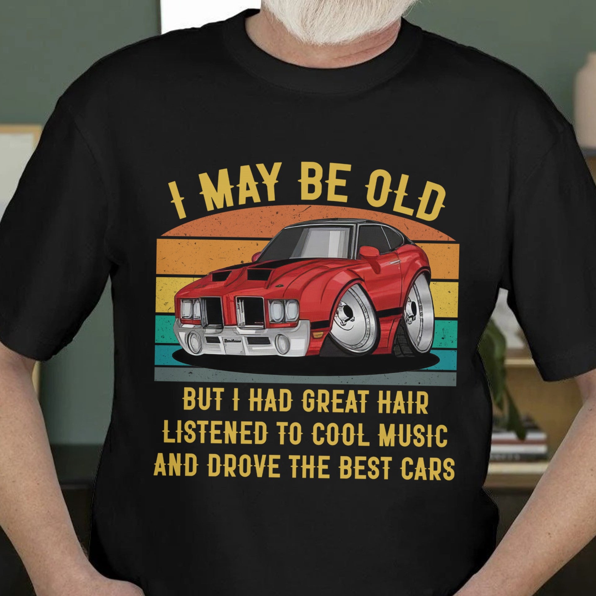 I May Be Old But - Super Soft Comfy 100% Combed Ring-Spun Cotton Retail Fit Premium Lightweight Men's T-shirt