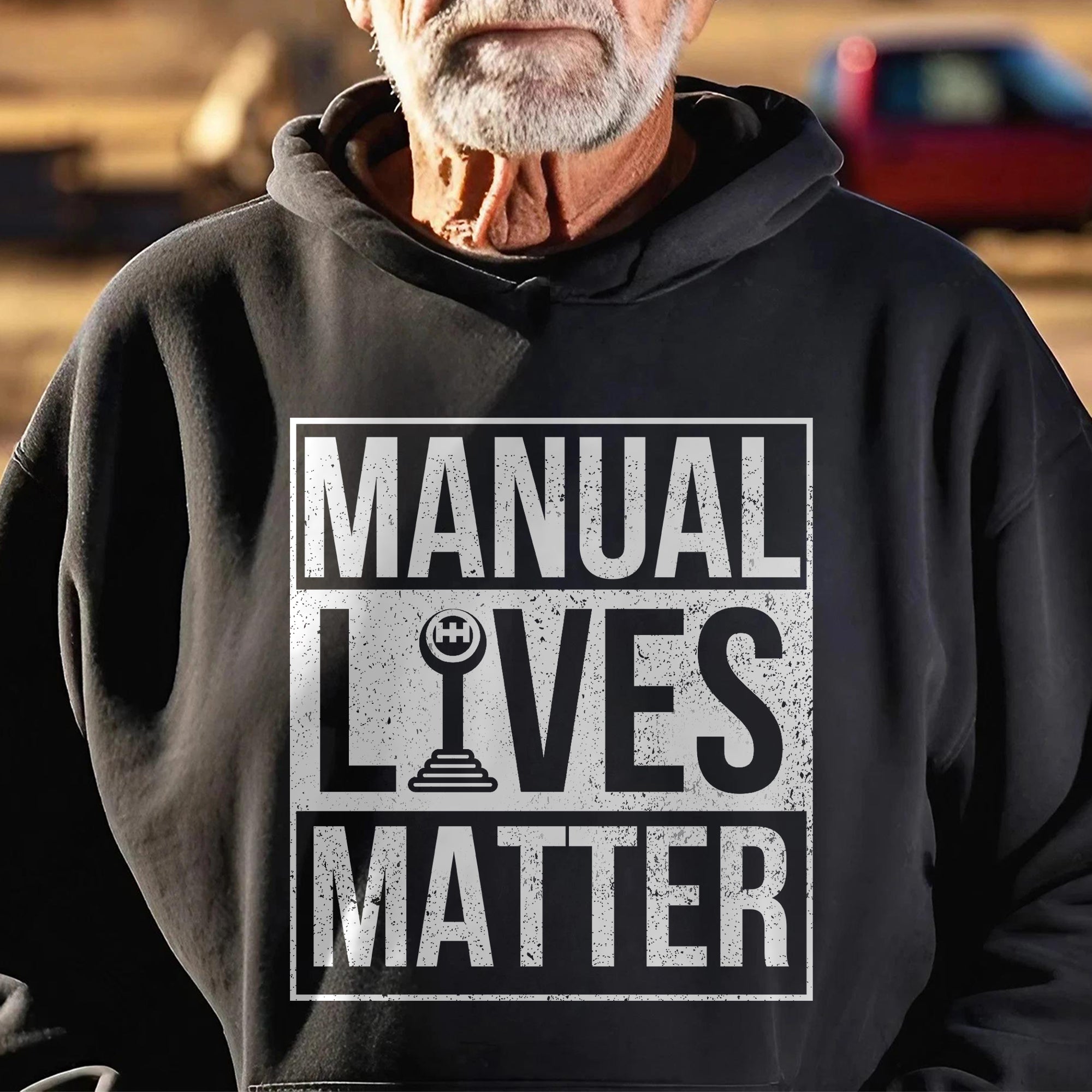 Manual Lives Matter - Manual Gear Shifting Hoodie