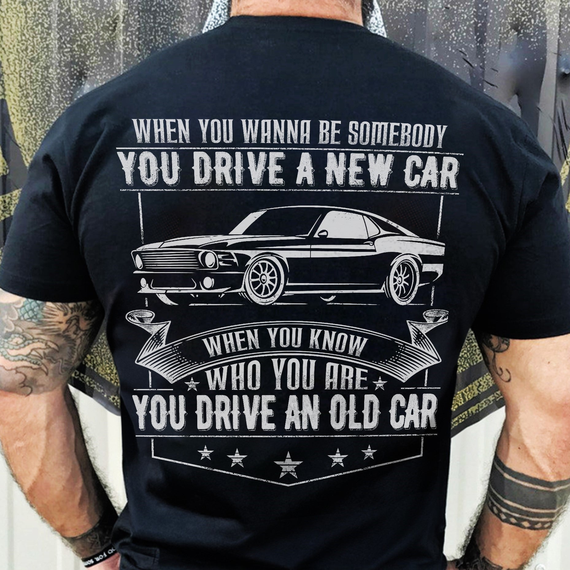 You Are You Drive An Old Car - Super Soft Comfy 100% Combed Ring-Spun Cotton Retail Fit Premium Lightweight Men's T-shirt