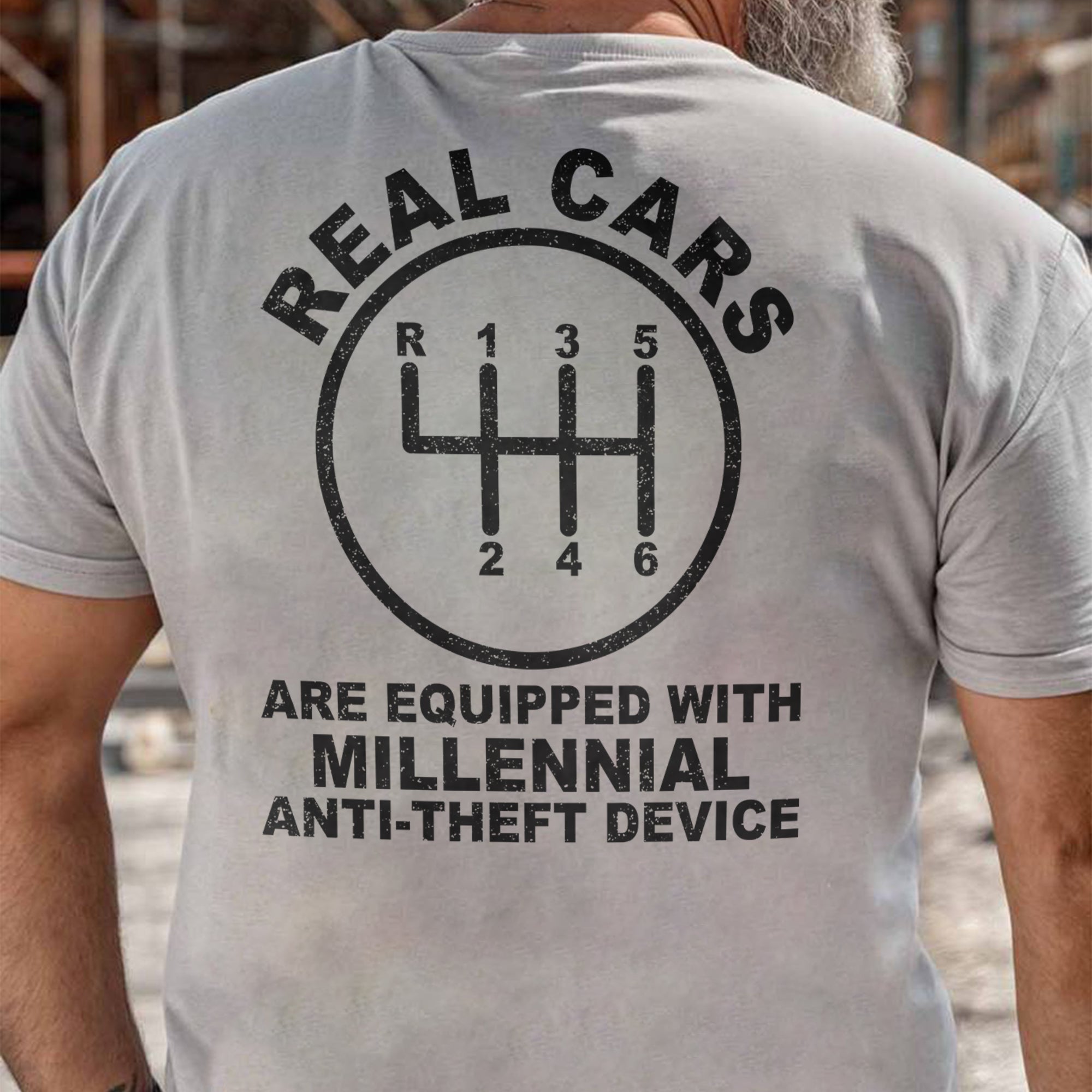 Real Cars Are Equipped With Millennial Anti-Theft Device - Manual T-shirt