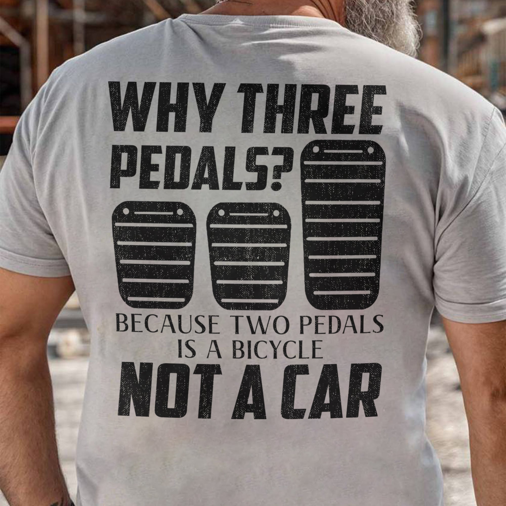 Why Three Pedals - Manual T-shirt
