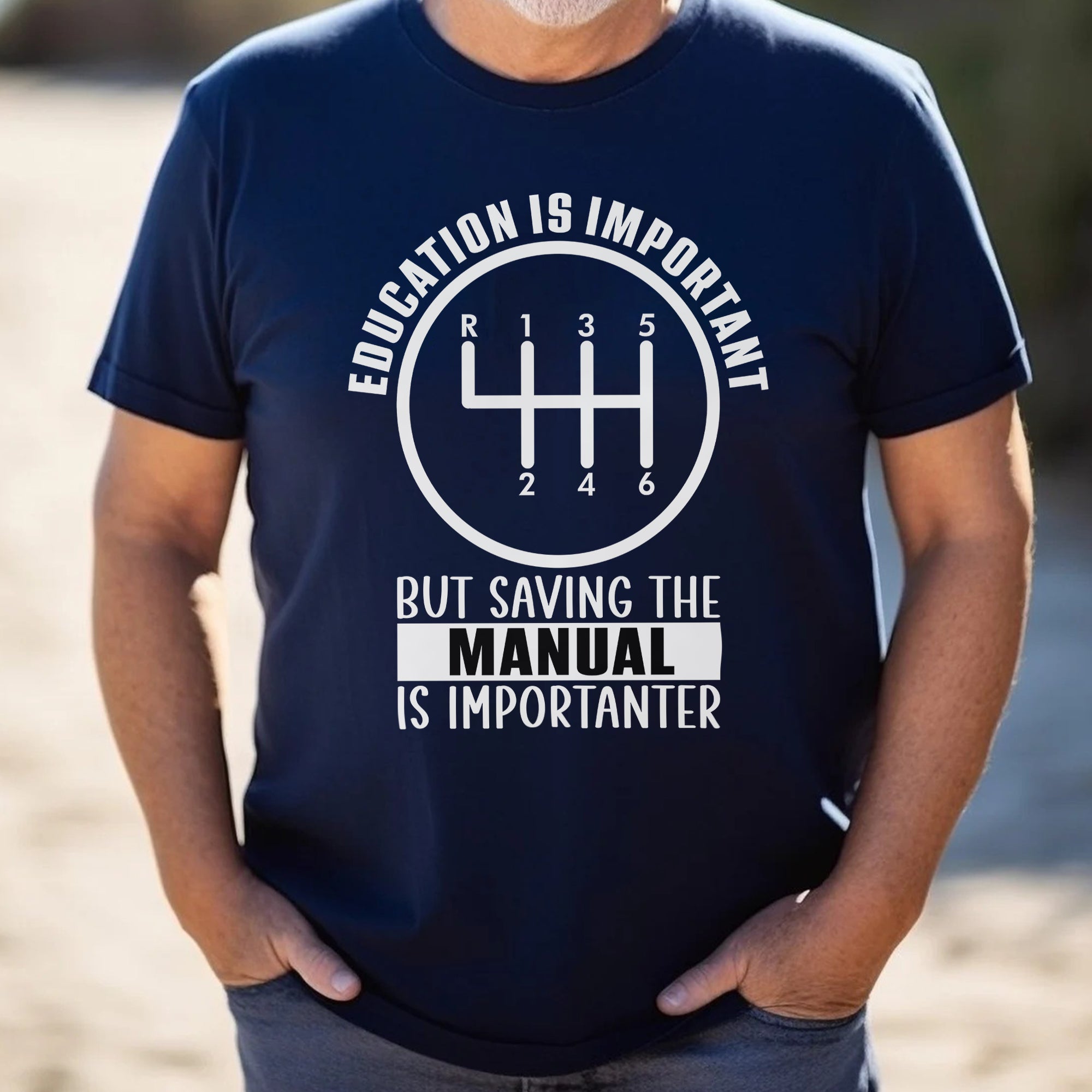 Saving The Manual Is Importanter - Manual T-shirt