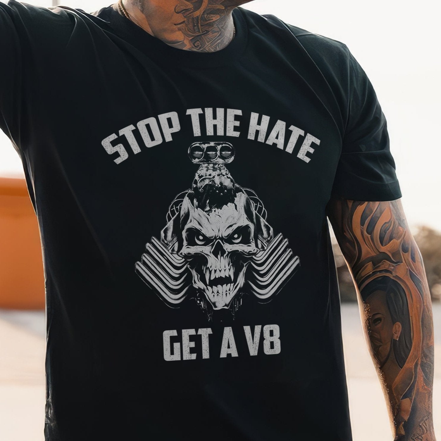 Stop The Hate Get A V8 T-shirt