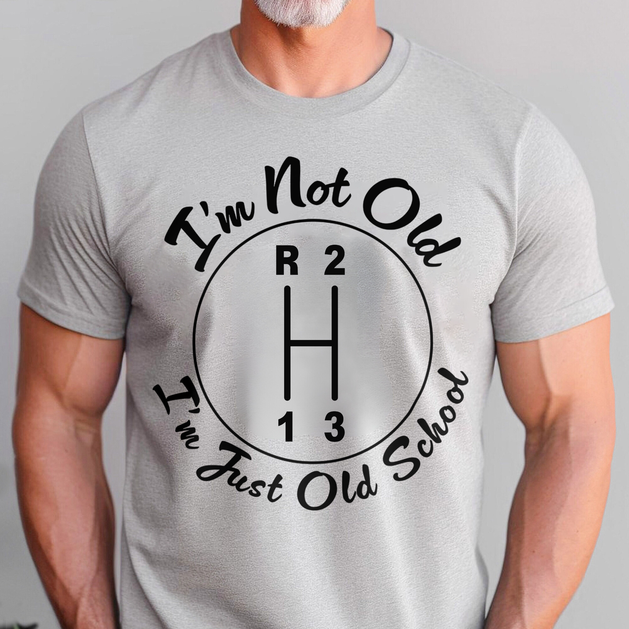 I'm Just Old School - Manual Transmission T-shirt