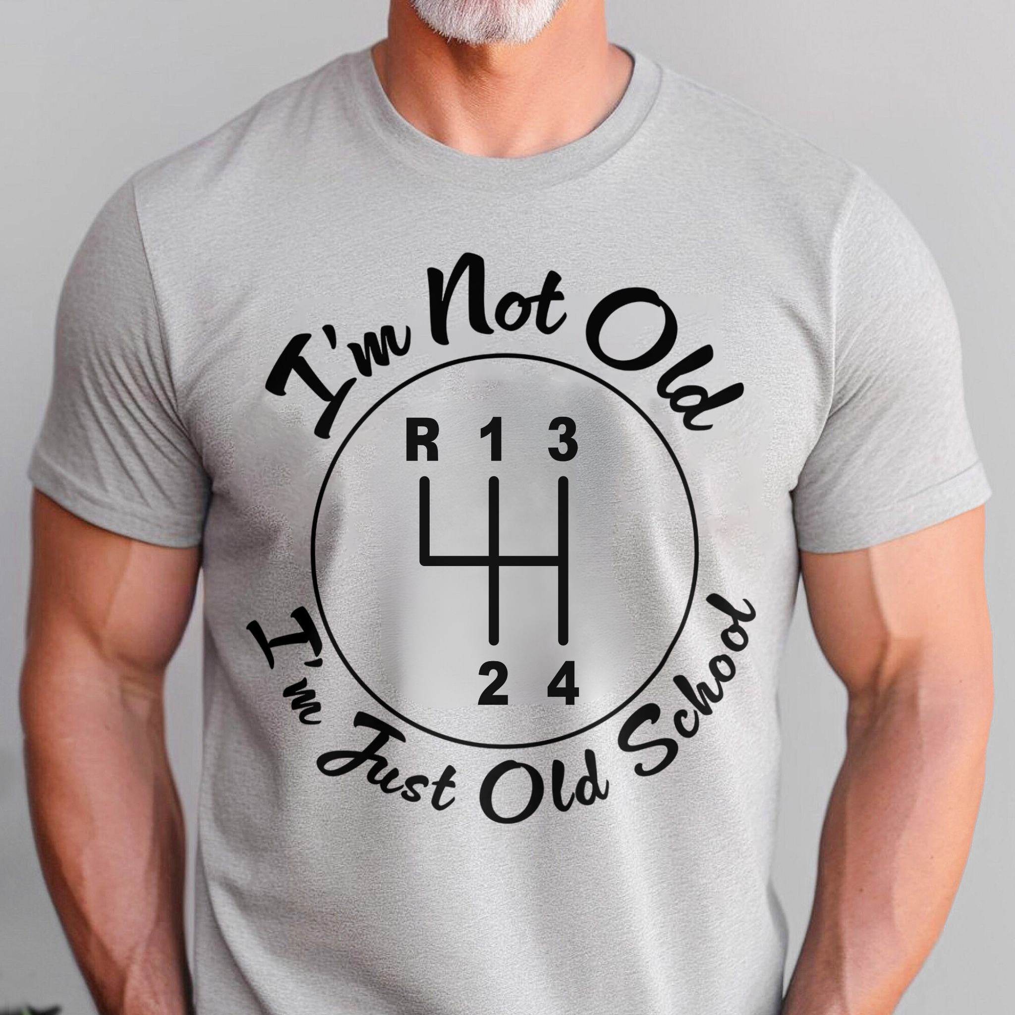 I'm Just Old School - Manual Transmission T-shirt