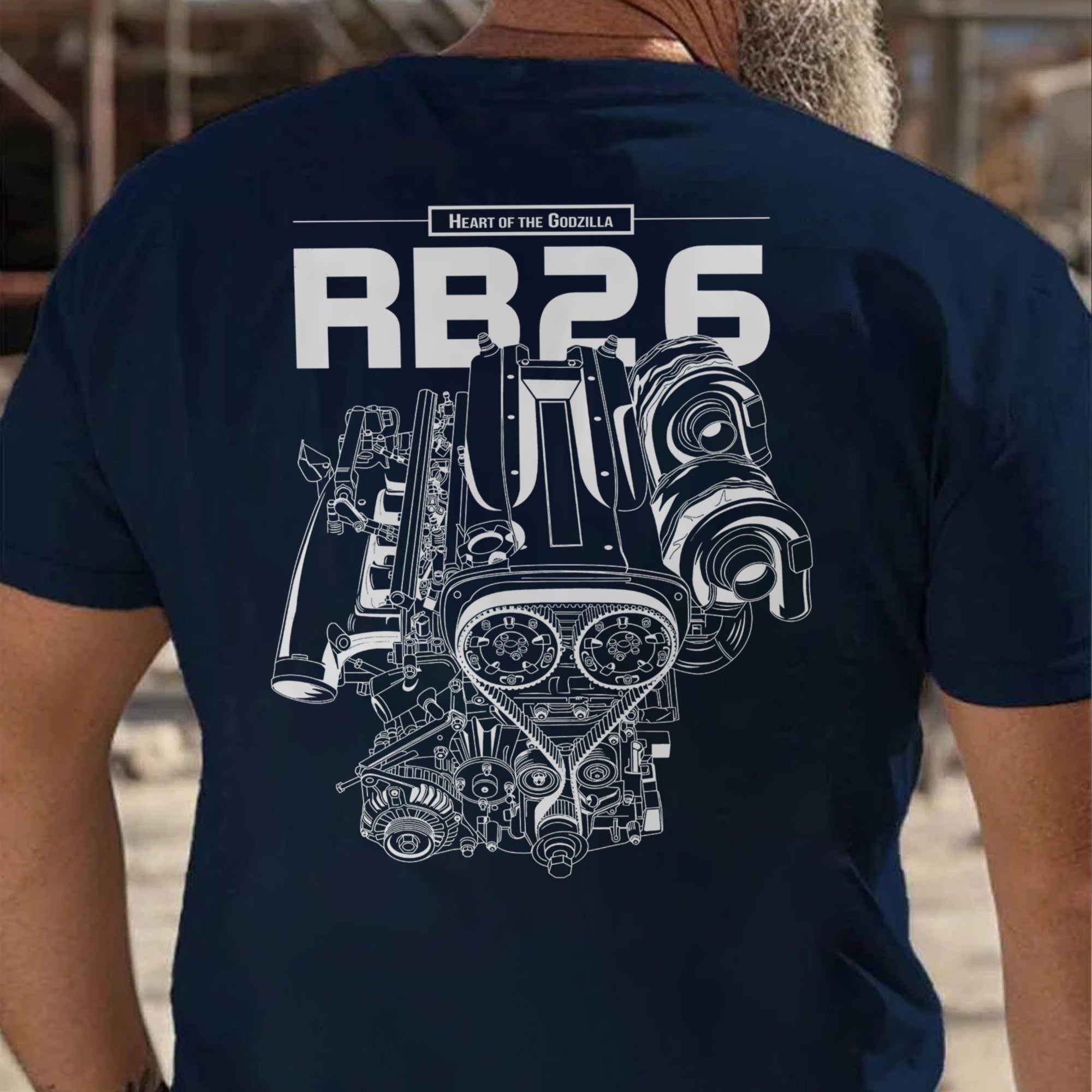 RB26 - Heart Of The Godzilla T-shirt