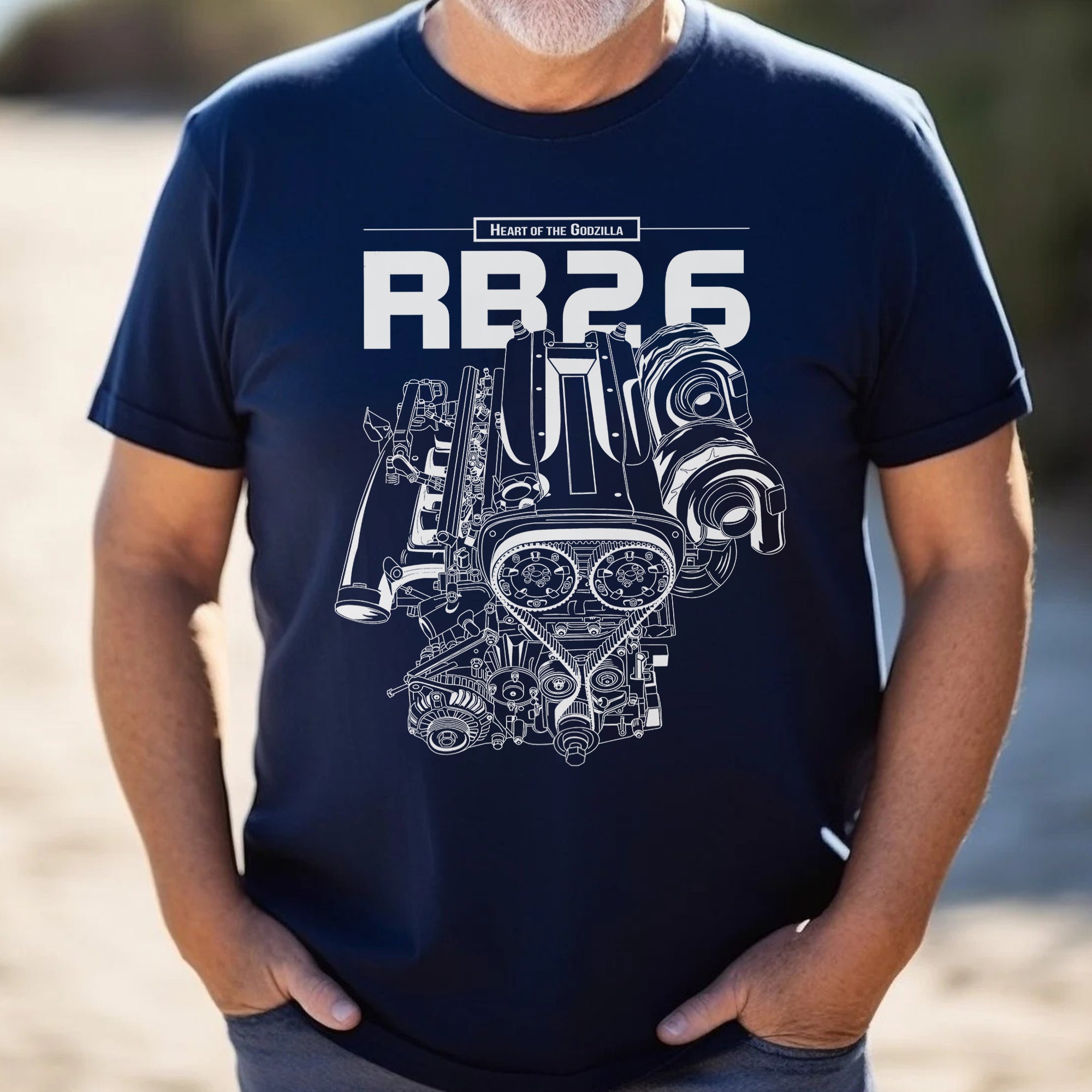 RB26 - Heart Of The Godzilla T-shirt