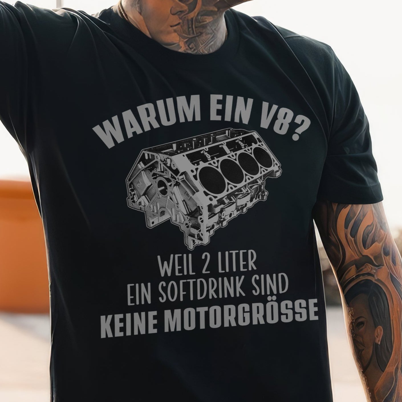 Warum Ein V8 T-Shirt