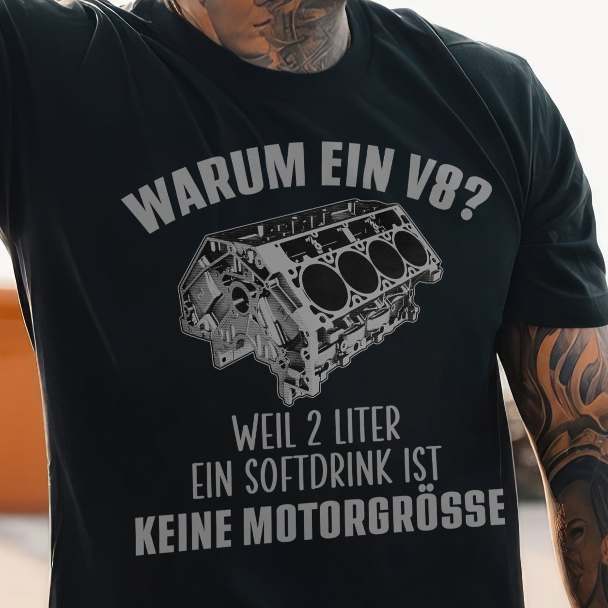 Warum Ein V8-Motor T-Shirt