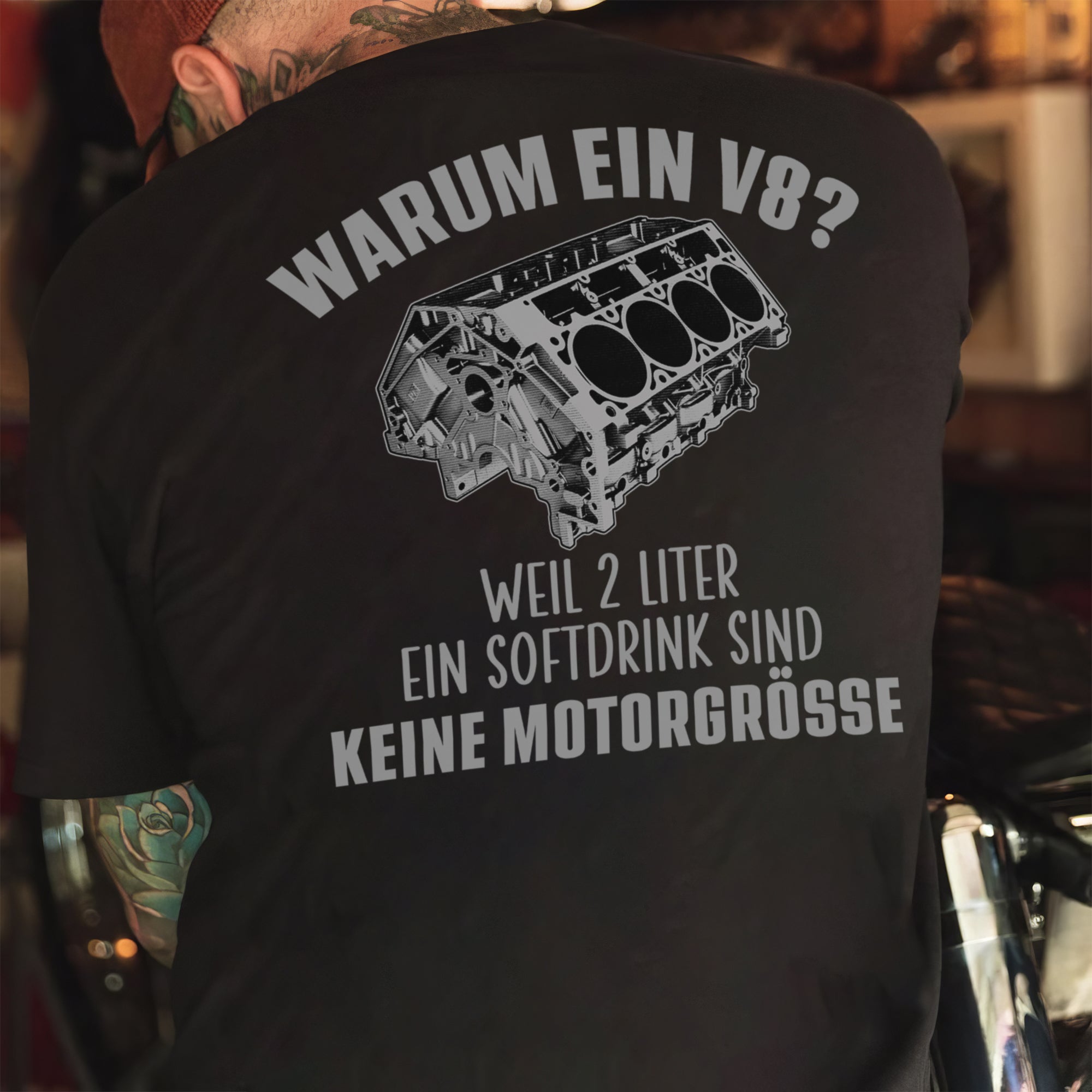 Warum Ein V8 T-Shirt