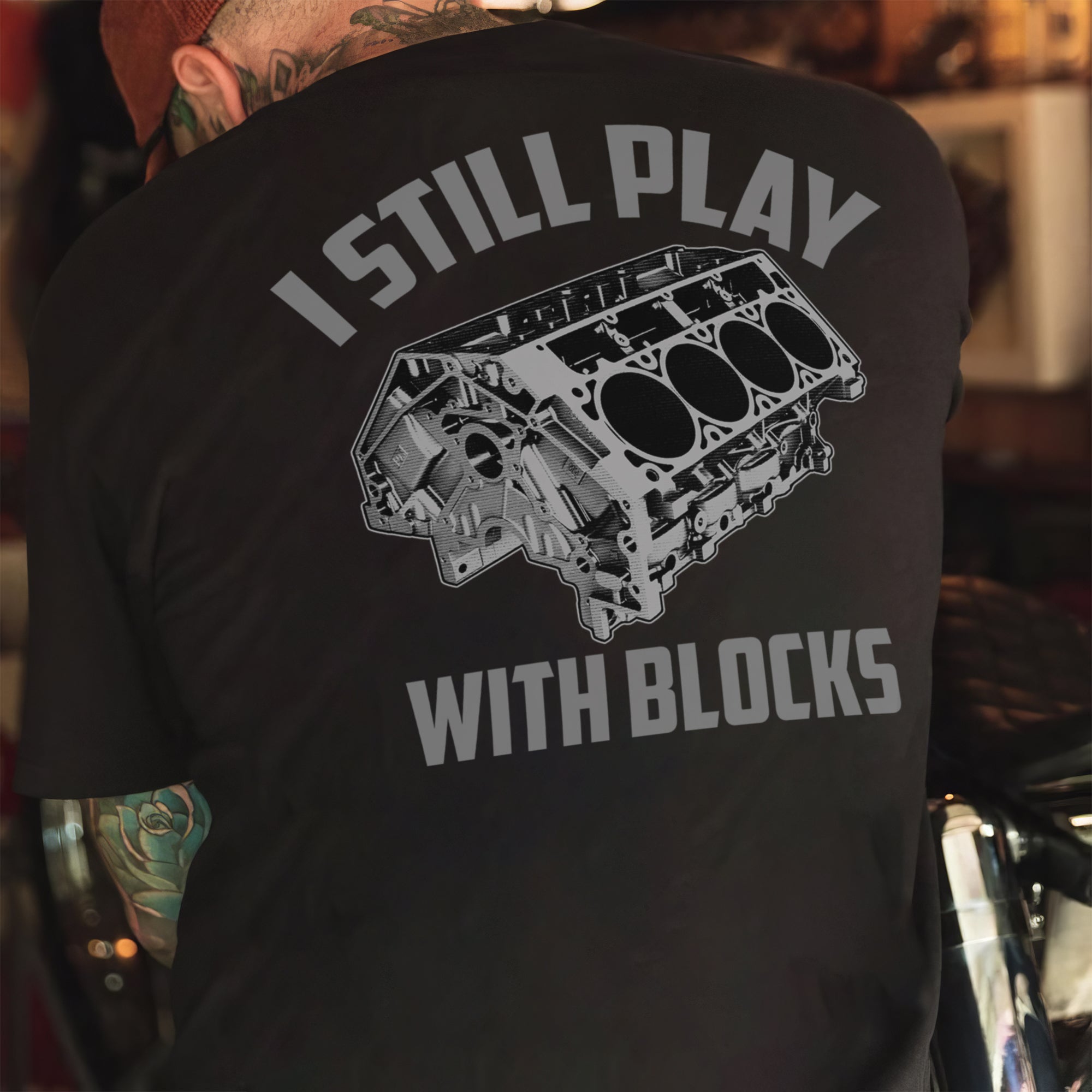 Still Play With Blocks V8 T-shirt