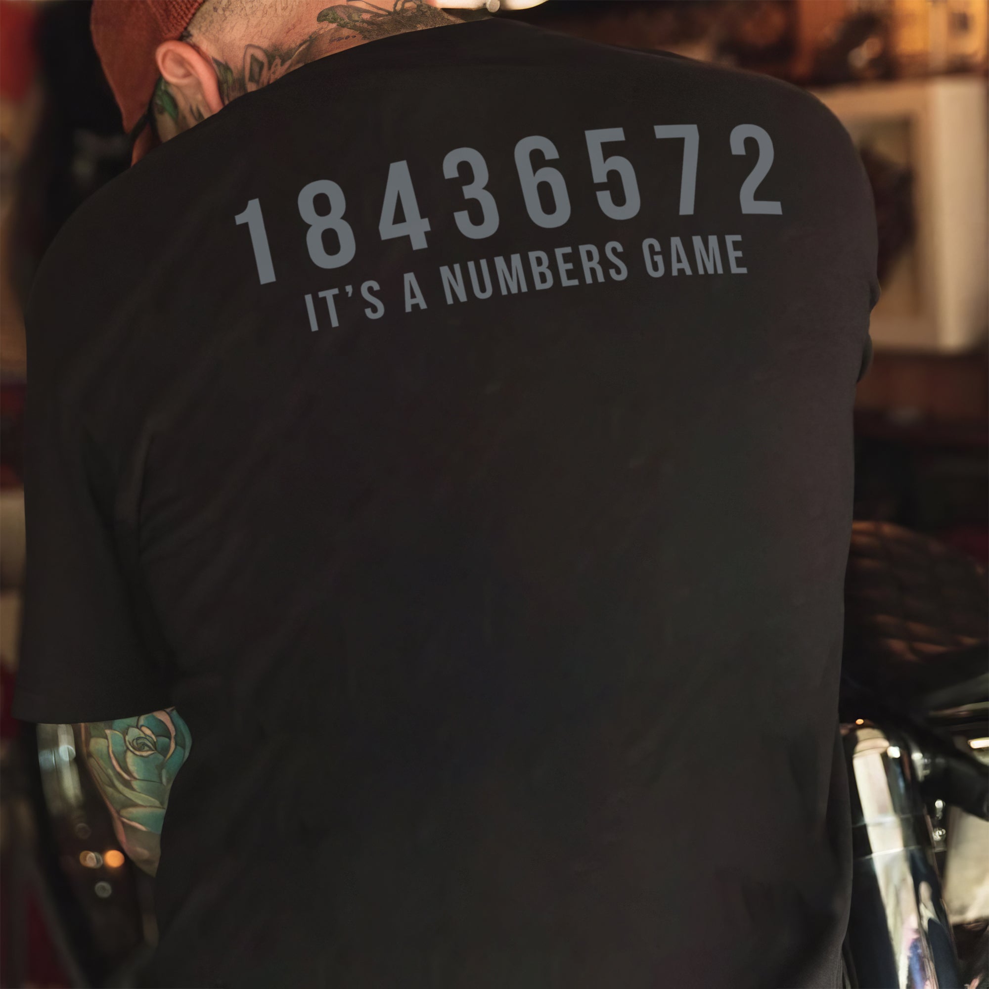 It's A Number Game V8 Firing Order T-shirt