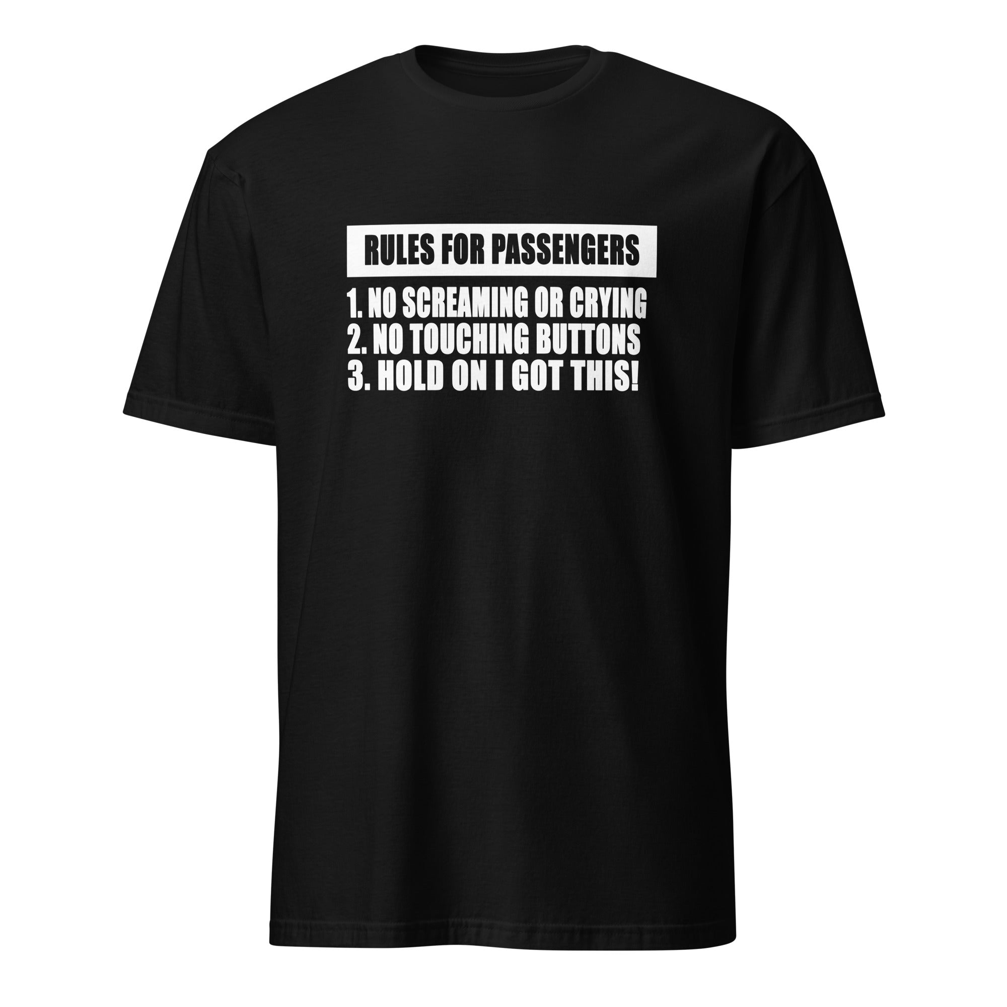 Rules For Passengers - Car T-shirt