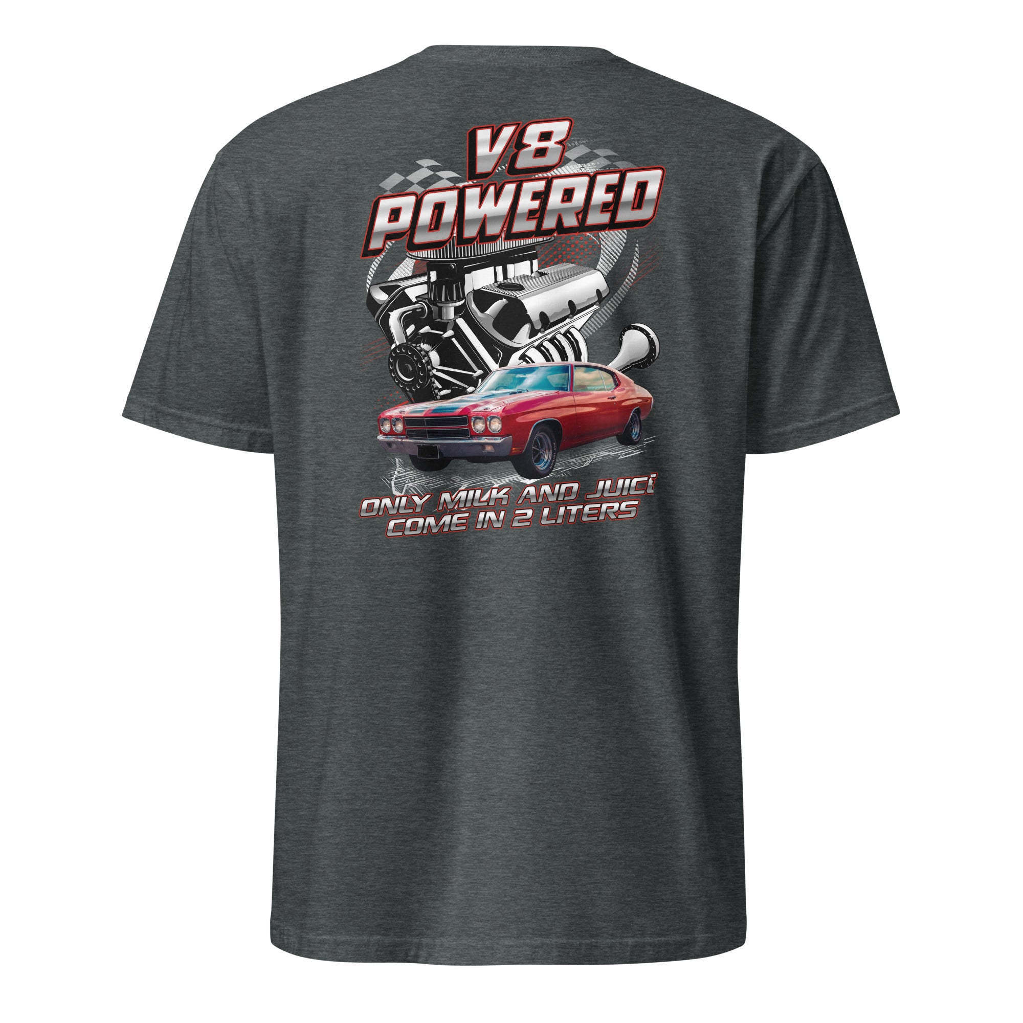 V8 Powered - Personalized Car Funny T-shirt