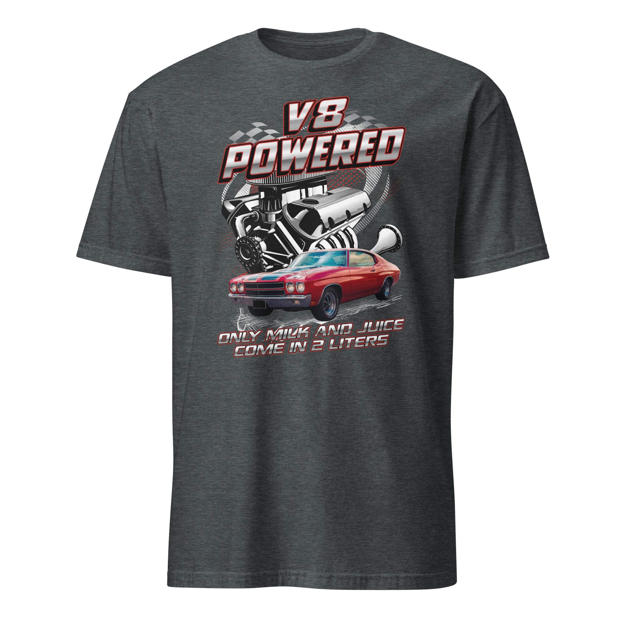 V8 Powered - Personalized Car Funny T-shirt