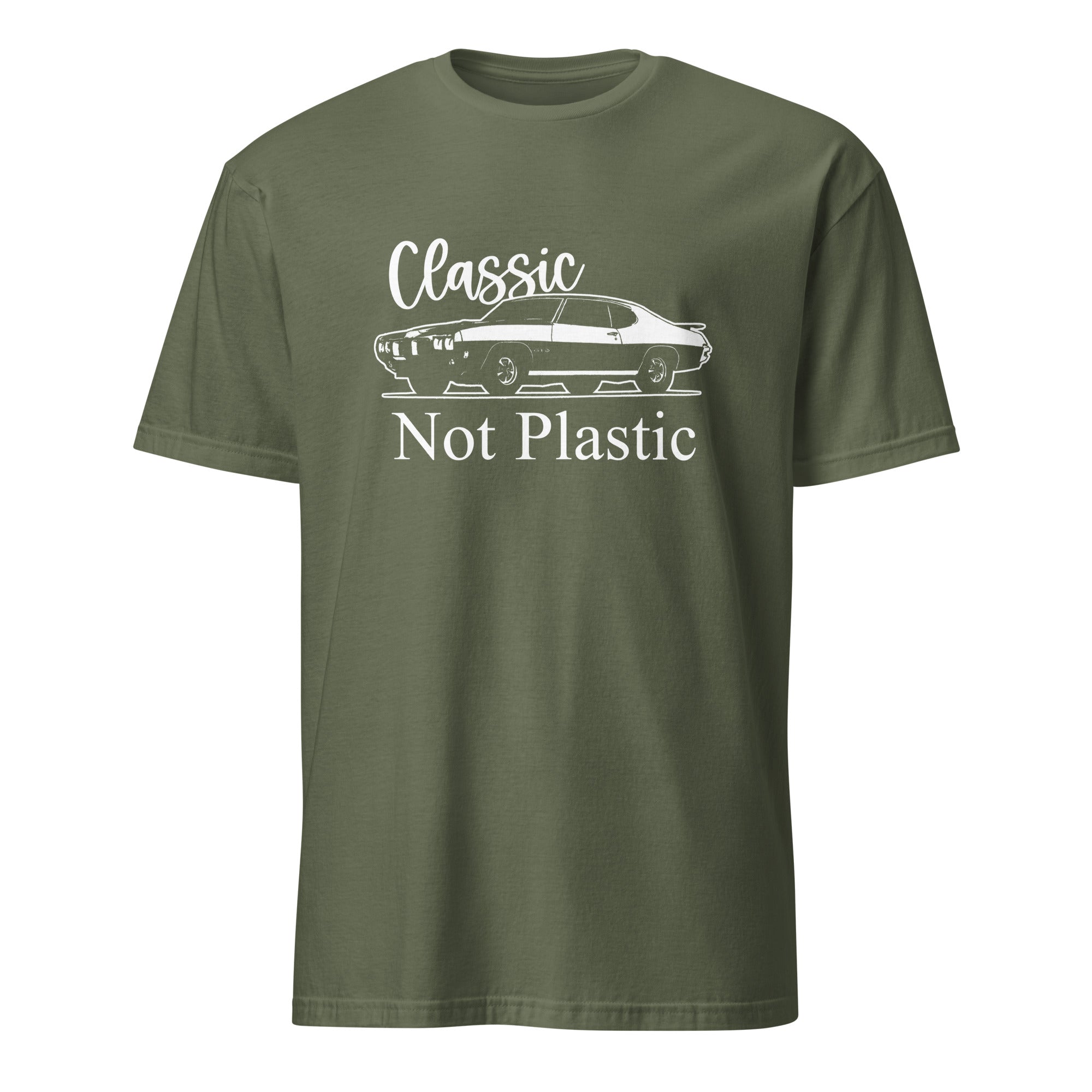 Classic Not Plastic - Car Enthusiast T-shirt