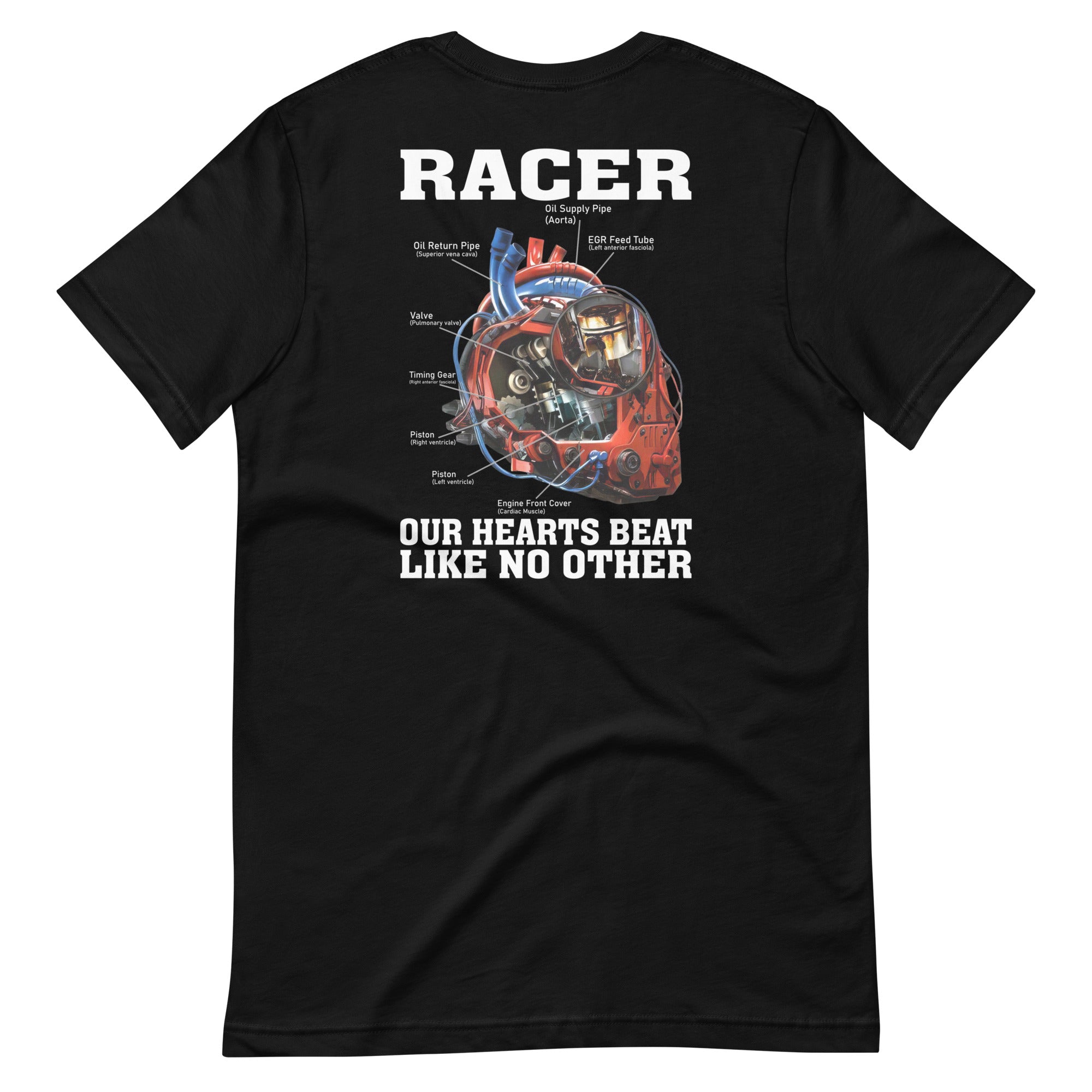 Racer - Our Hearts Beat Like No Other T-shirt