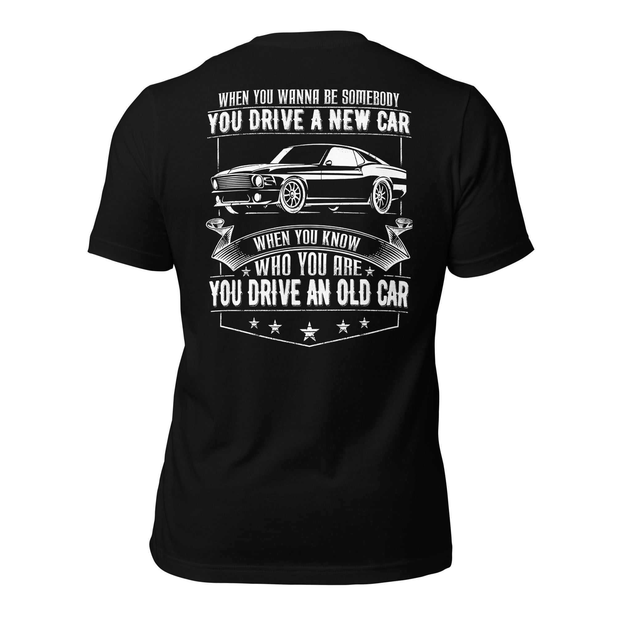 You Are You Drive An Old Car - Super Soft Comfy 100% Combed Ring-Spun Cotton Retail Fit Premium Lightweight Men's T-shirt