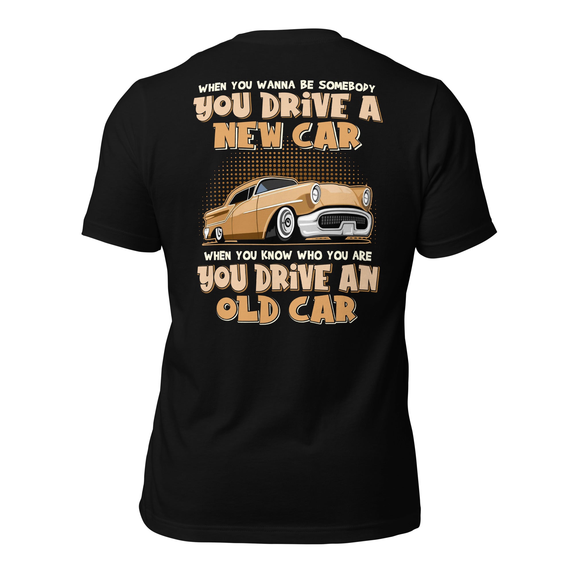 Drive An Old Car - Super Soft Comfy 100% Combed Ring-Spun Cotton Retail Fit Premium Lightweight Men's T-shirt