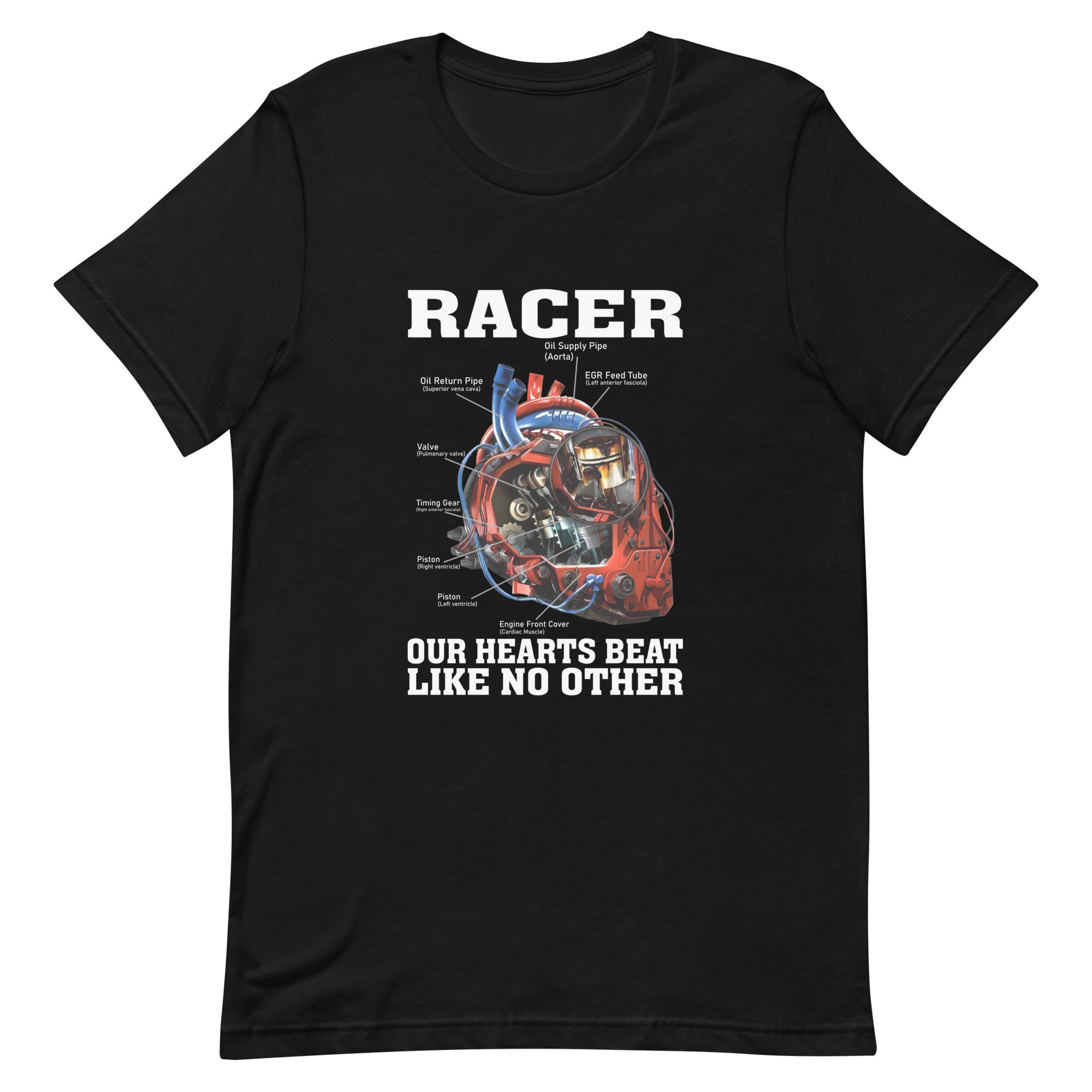 Racer - Our Hearts Beat Like No Other T-shirt
