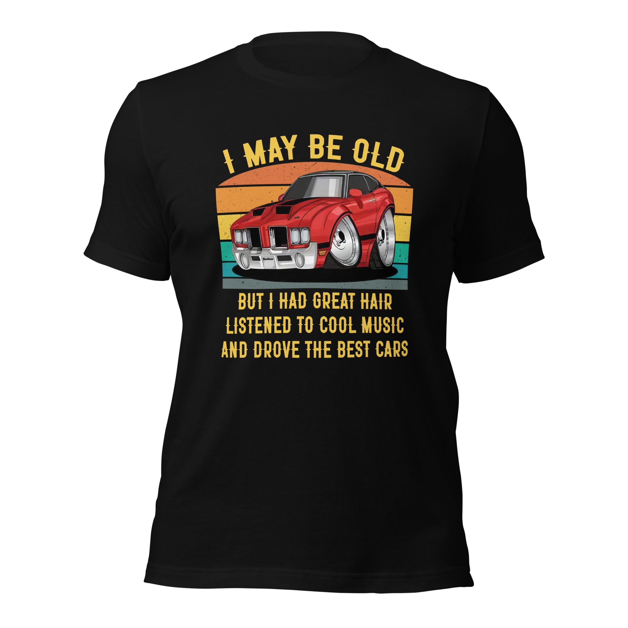 I May Be Old But - Super Soft Comfy 100% Combed Ring-Spun Cotton Retail Fit Premium Lightweight Men's T-shirt