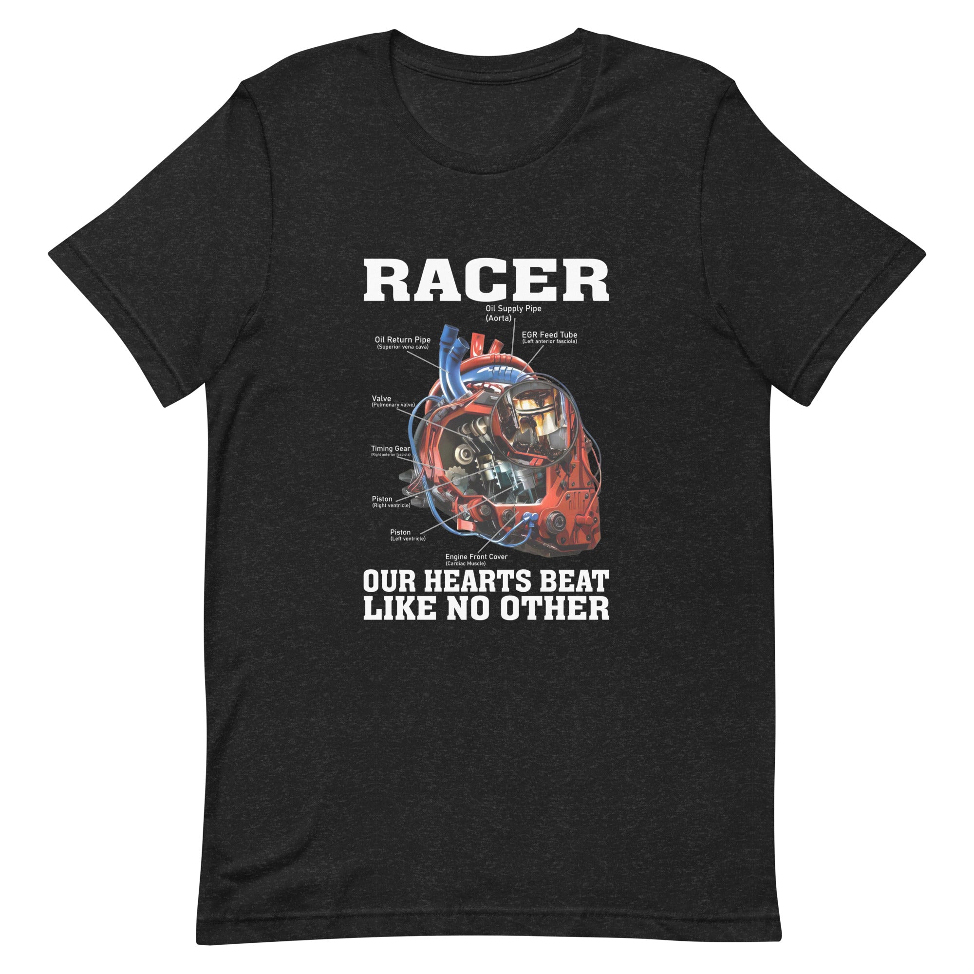 Racer - Our Hearts Beat Like No Other T-shirt