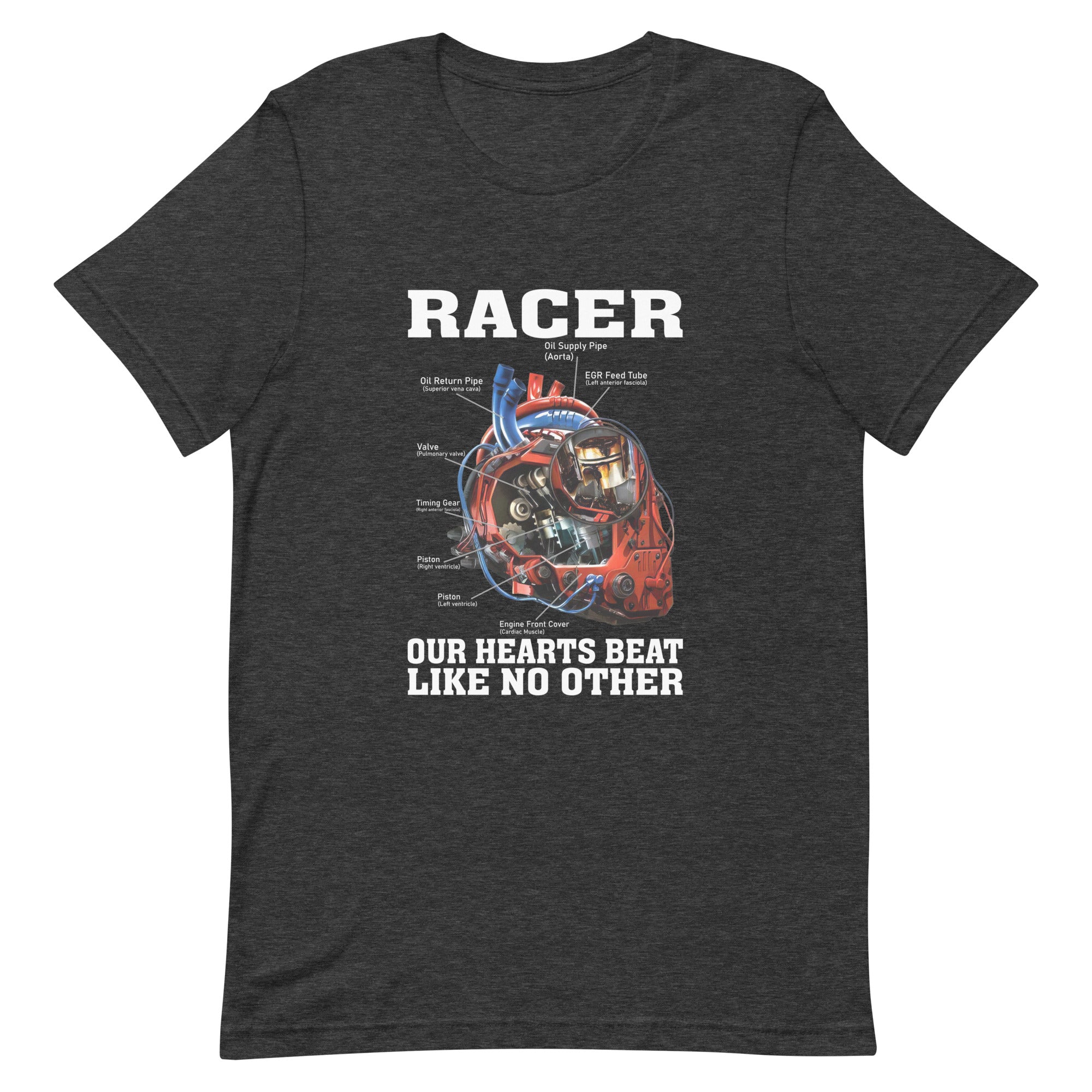 Racer - Our Hearts Beat Like No Other T-shirt