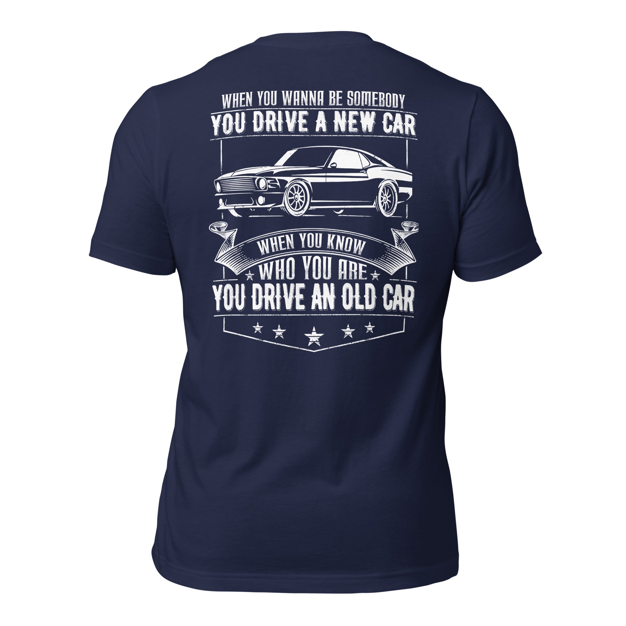 You Are You Drive An Old Car - Super Soft Comfy 100% Combed Ring-Spun Cotton Retail Fit Premium Lightweight Men's T-shirt