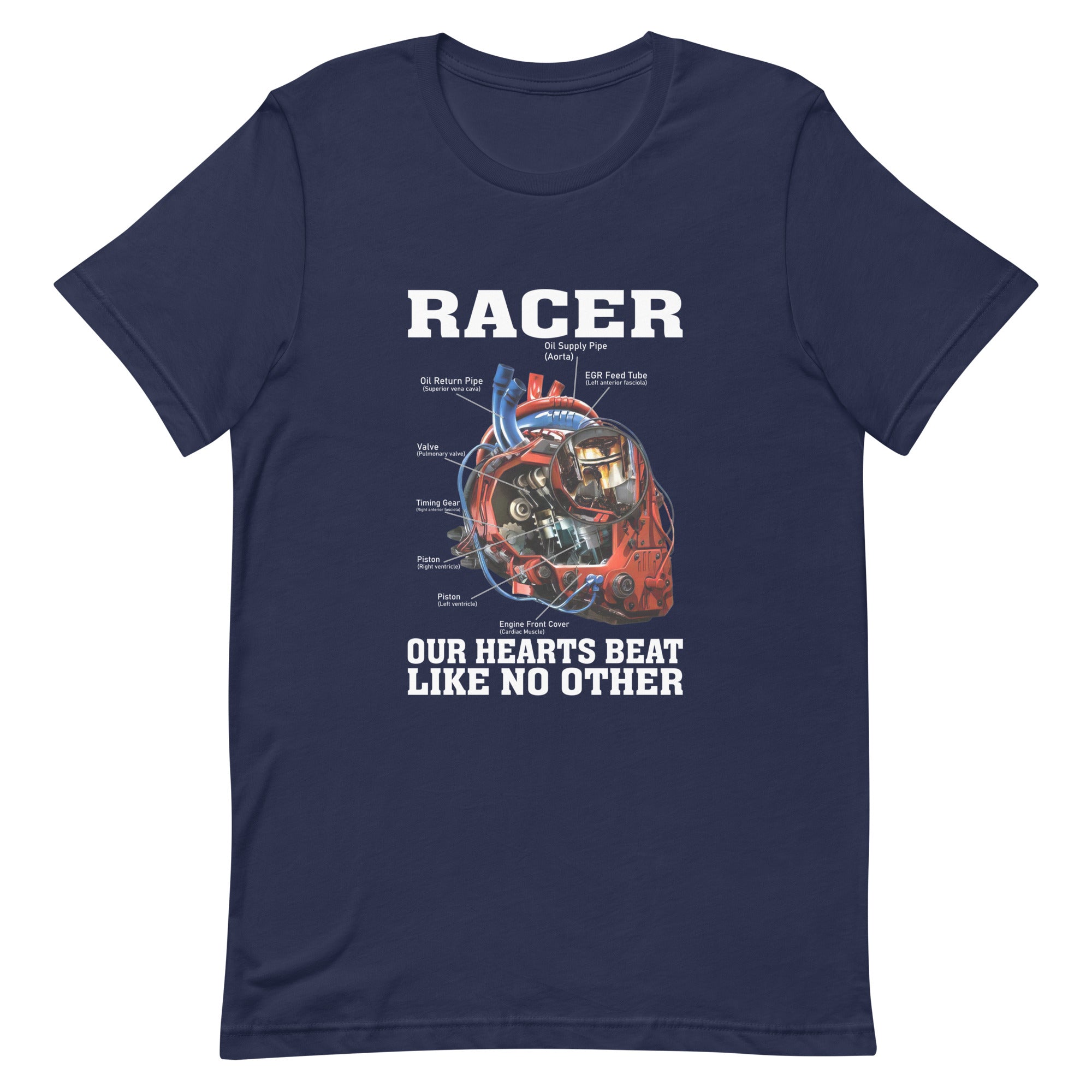 Racer - Our Hearts Beat Like No Other T-shirt