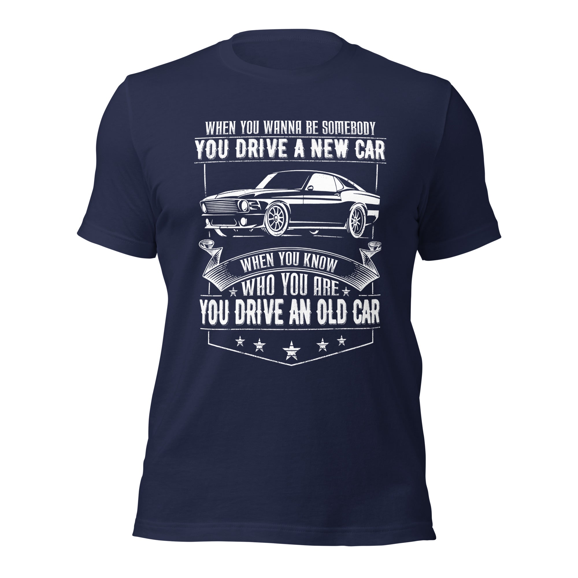 You Are You Drive An Old Car - Super Soft Comfy 100% Combed Ring-Spun Cotton Retail Fit Premium Lightweight Men's T-shirt