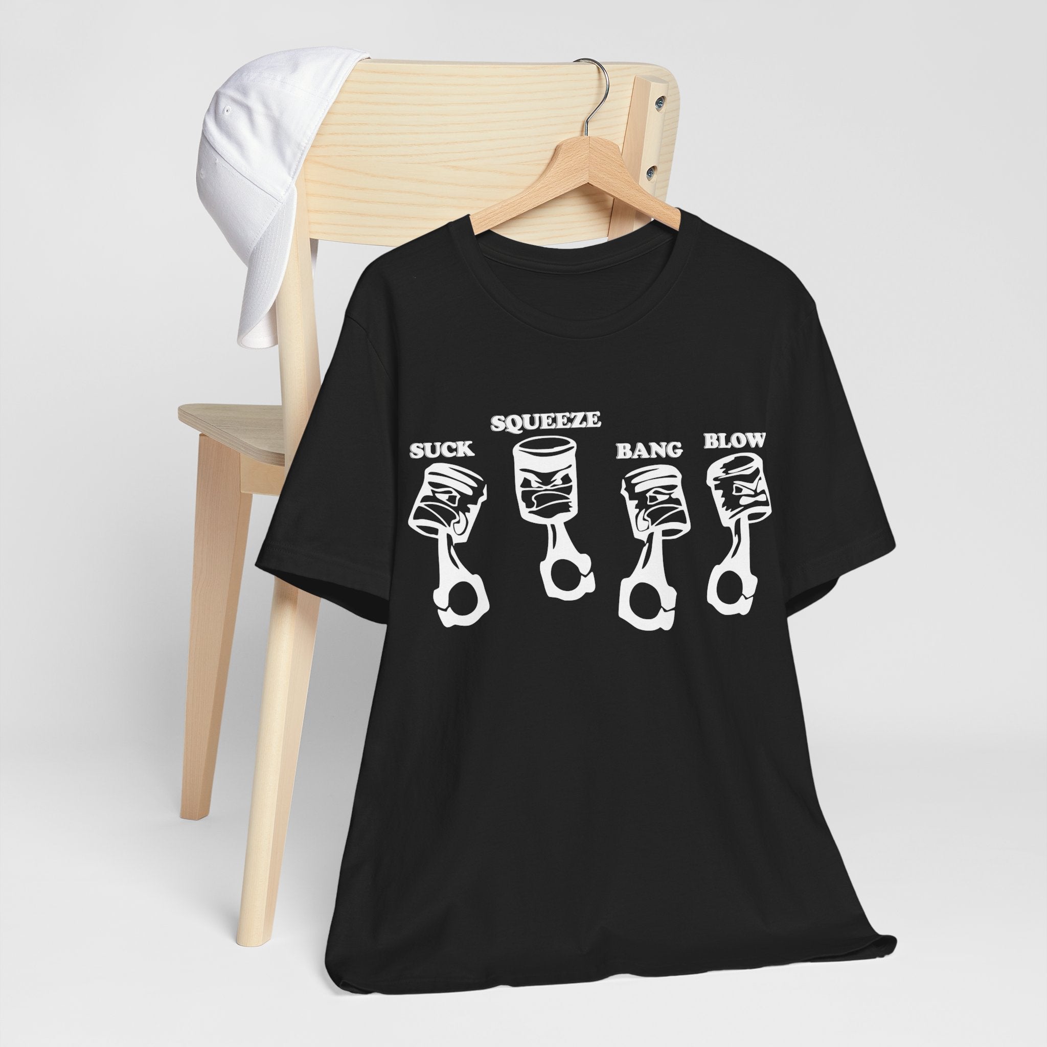 Suck Squeeze Bang Blow - Piston T-shirt (UK)