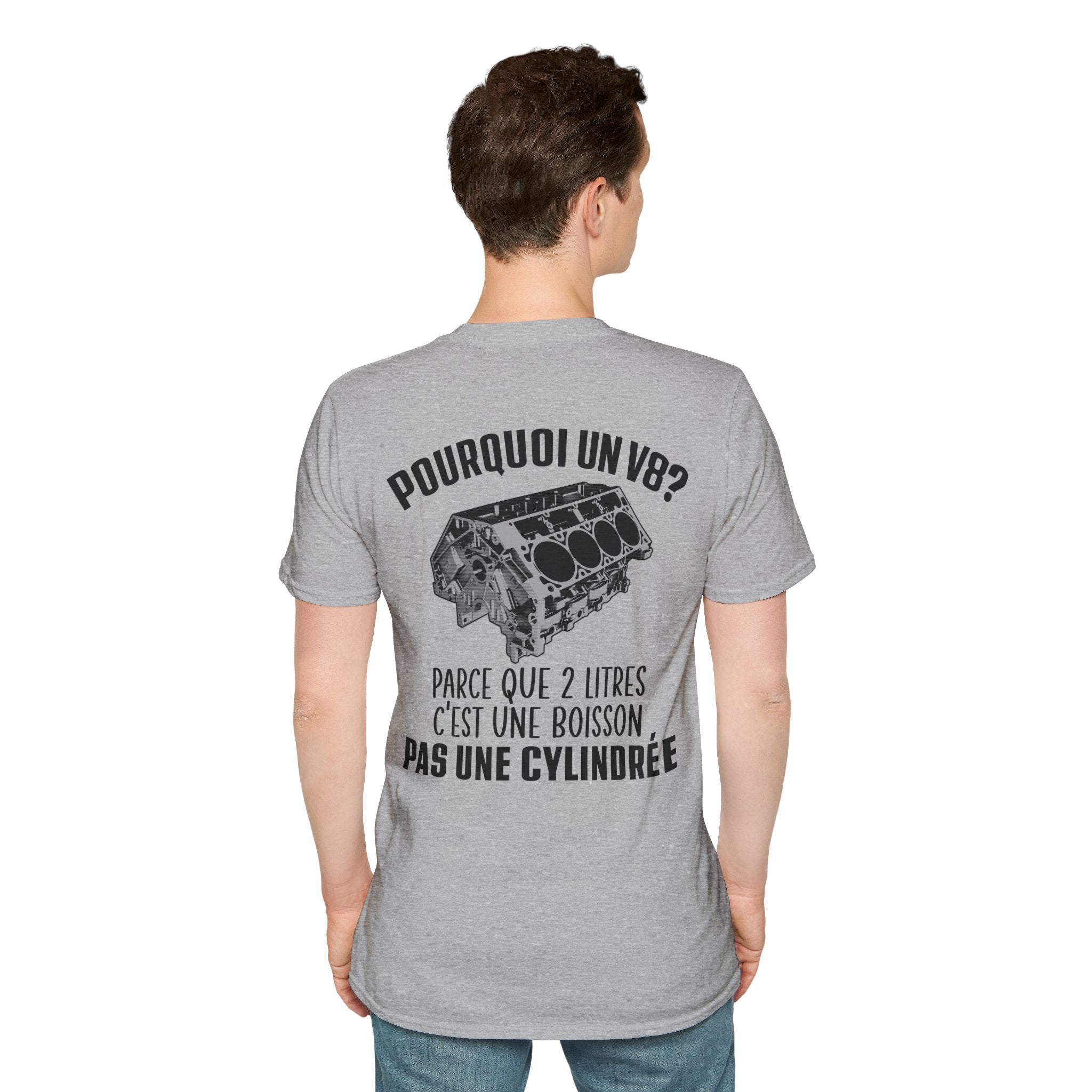 Pourquoi un V8? T-shirt